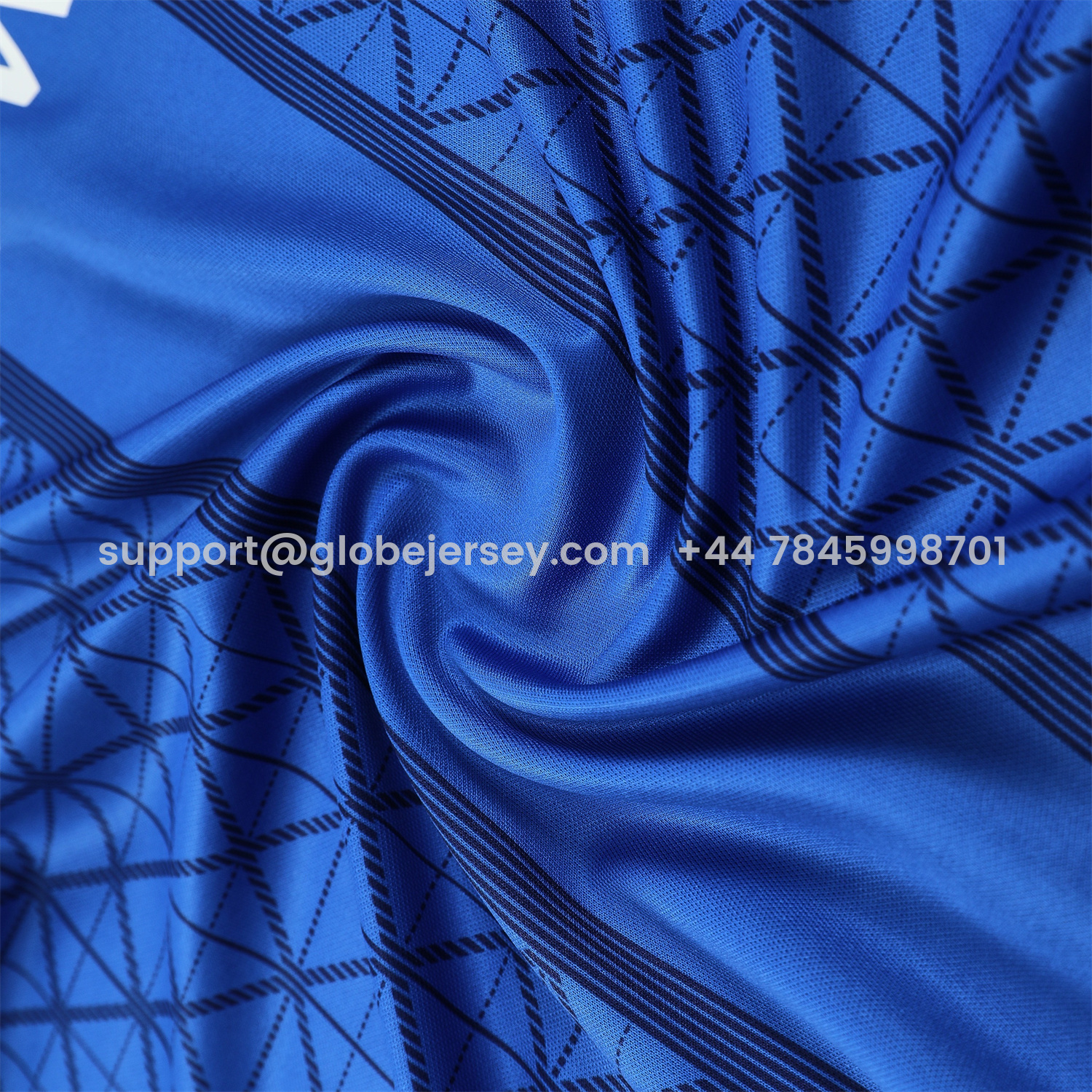 GlobeJersey-Paris Saint-Germain PSG 25-26 Vest Training Set - Ocean Blue Vest & Deep Blue Shorts