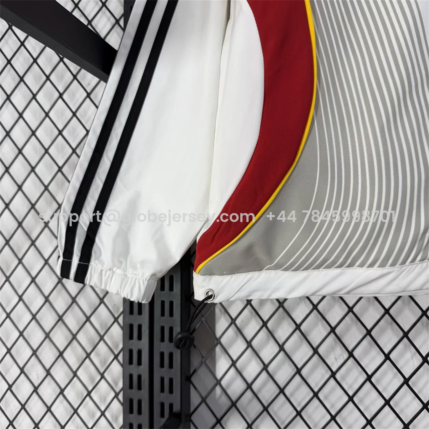 GlobeJersey-Germany 2026 Windbreaker Jacket - White