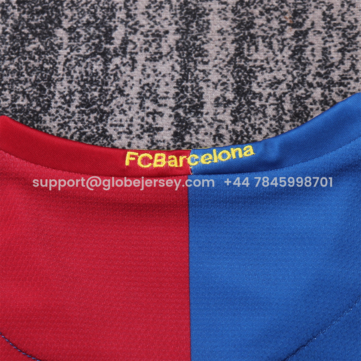 GlobeJersey-Retro Barcelona 2006-07 Home Kids Kit