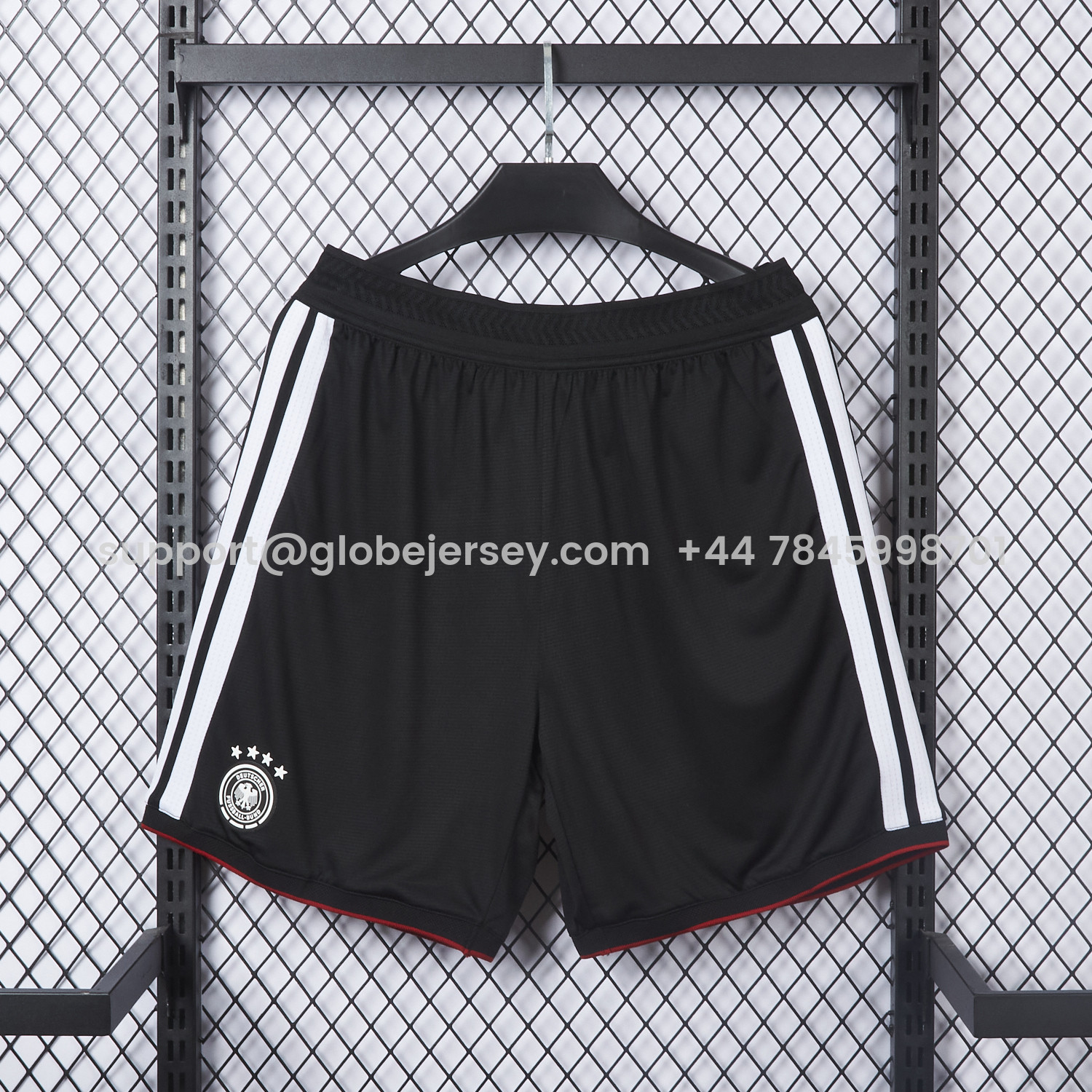 GlobeJersey-Germany 2026 Black Shorts - Player Version