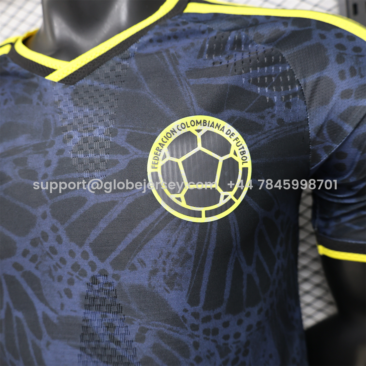 GlobeJersey-Colombia 2026 Grey And Black Special Jersey - Player Version