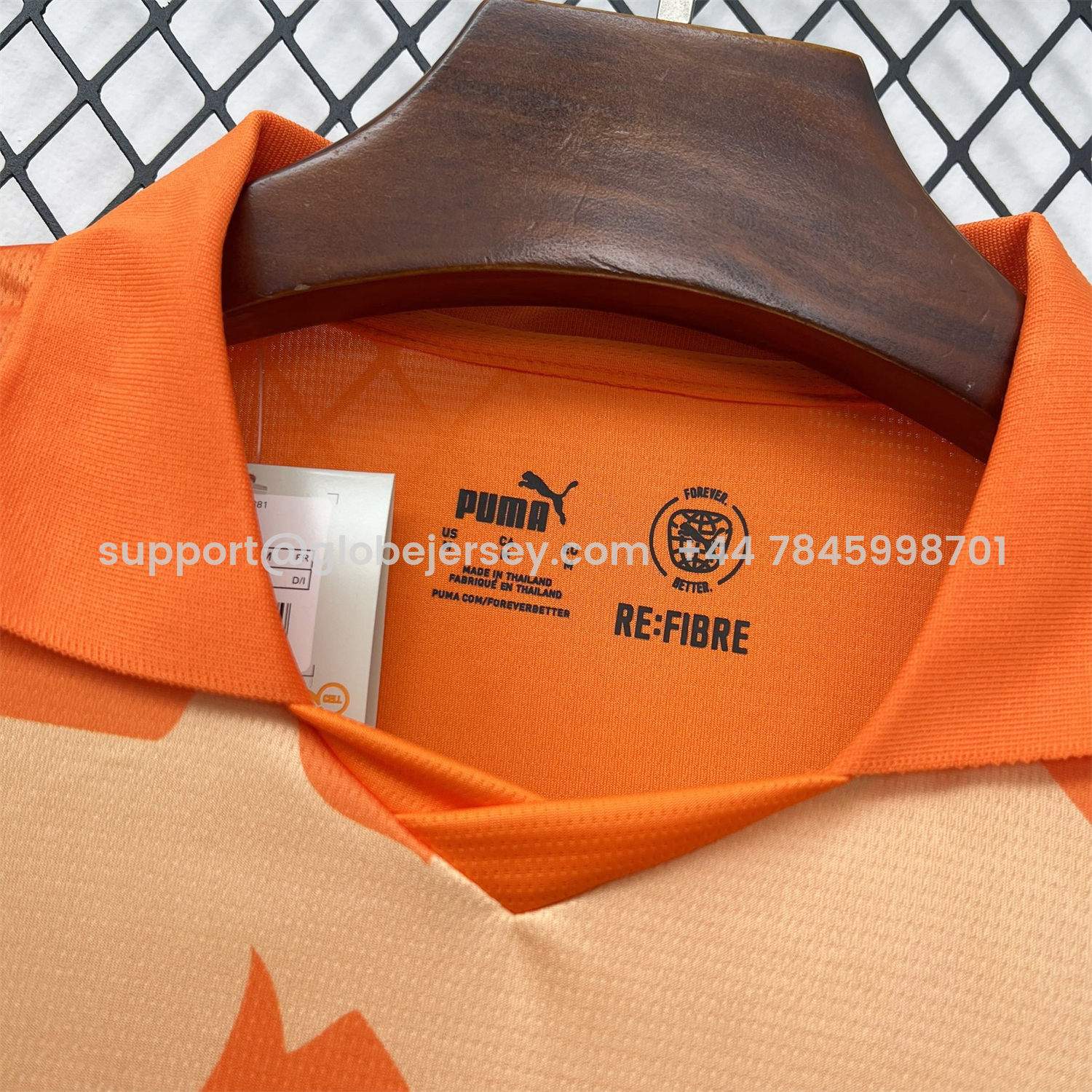 GlobeJersey-Valencia 25-26 Retro Style Jersey - Fans Version