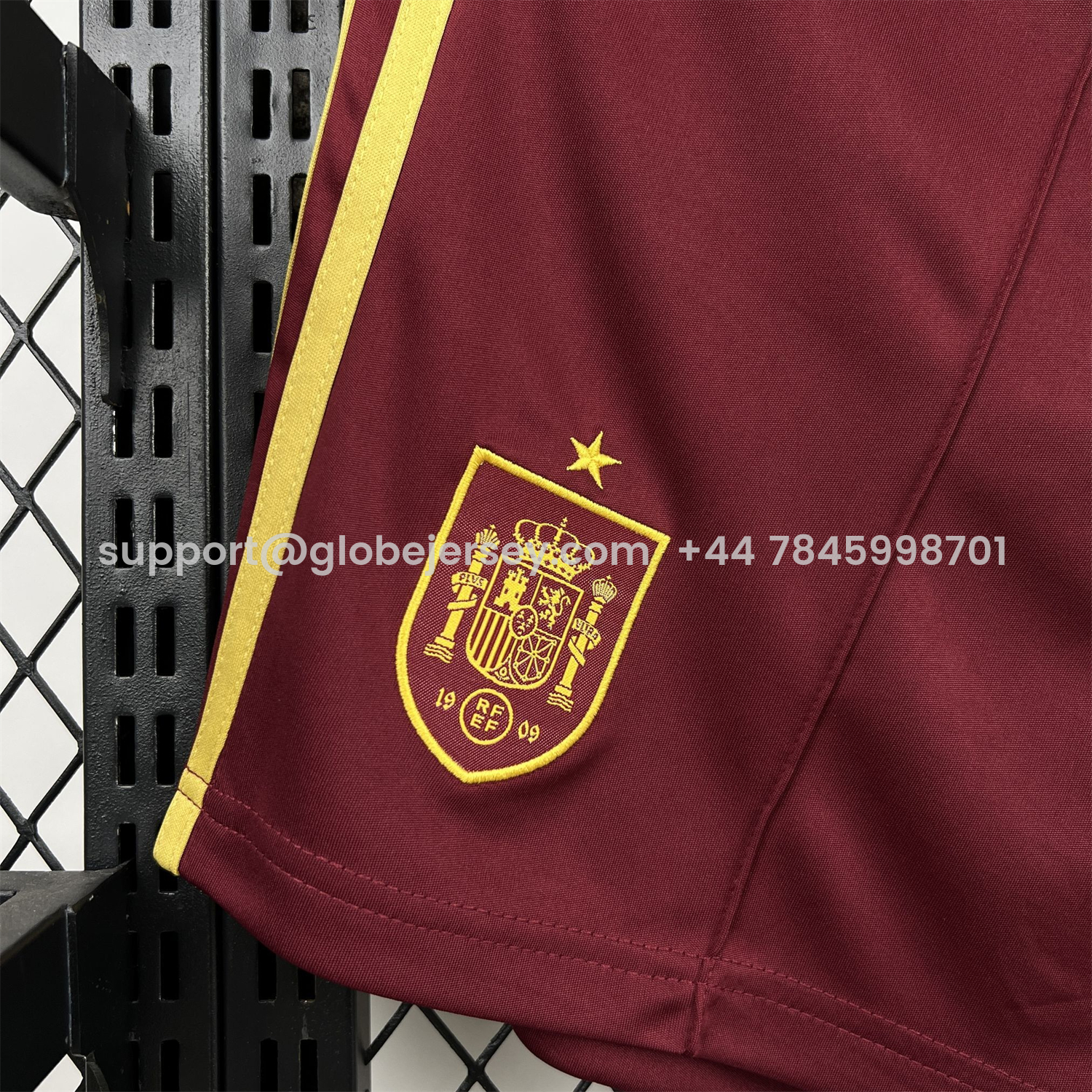 GlobeJersey-Spain 2026 Away Red Shorts - Fans Version