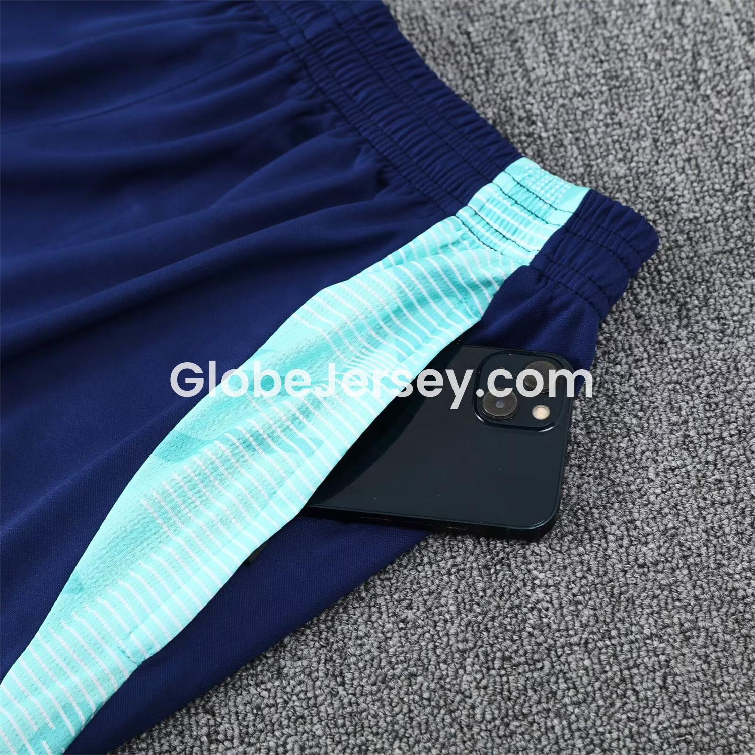 GlobeJersey-Flamengo 25-26 Vest Training Set - Royal Blue With Royal Blue