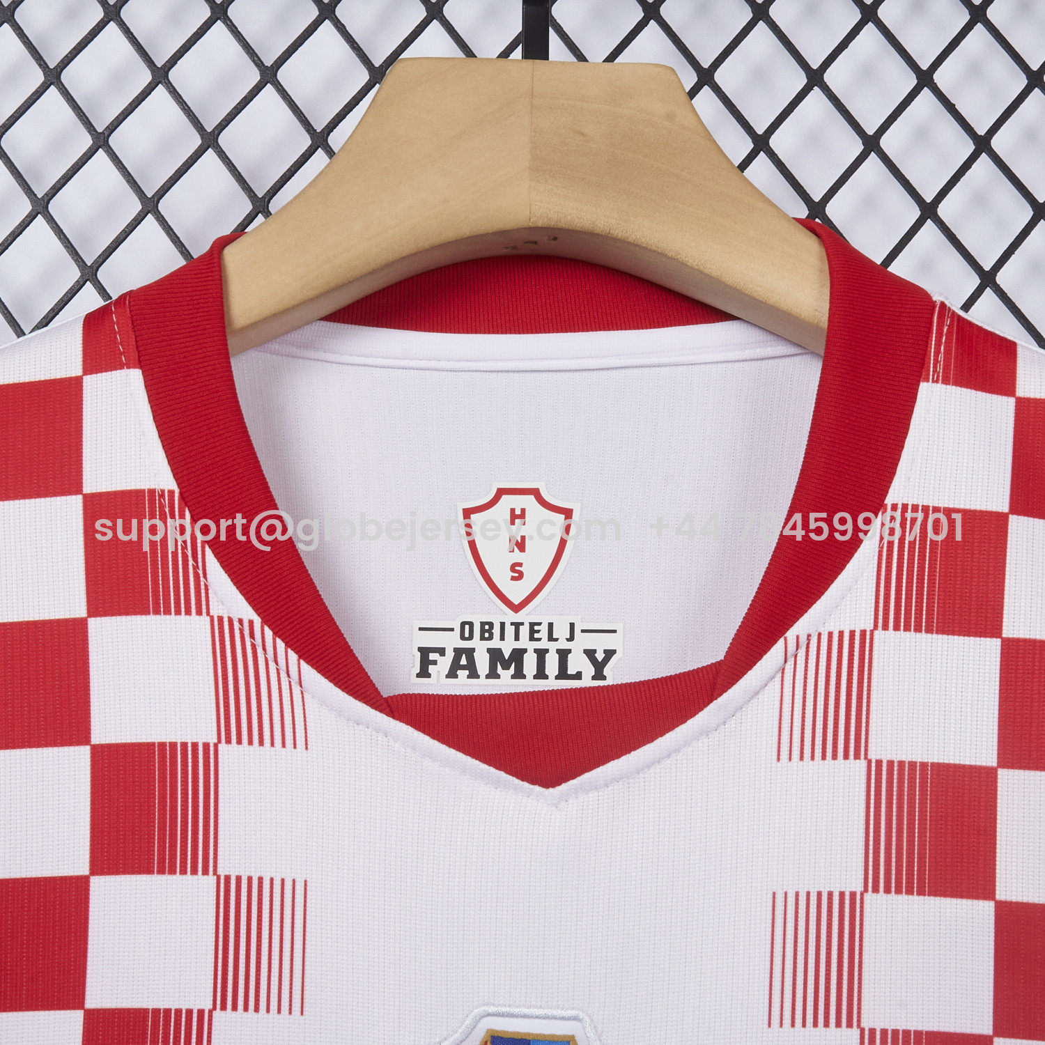 GlobeJersey-Croatia 2026 Home White And Red Jersey - Fans Version