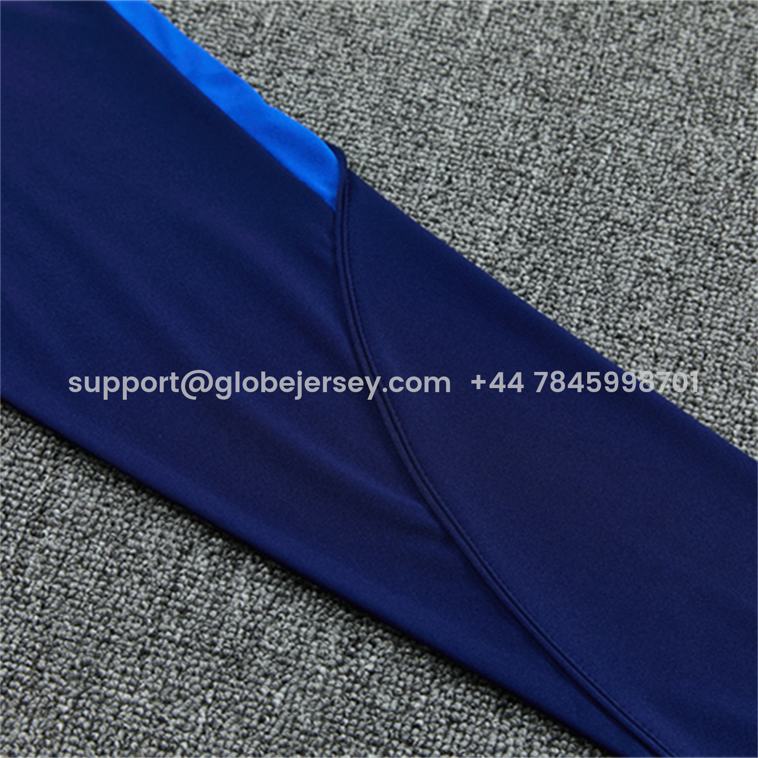 GlobeJersey-Inter Milan 26-27 Kids Long Sleeve Training Set - Royal Blue Top & Royal Blue Pants