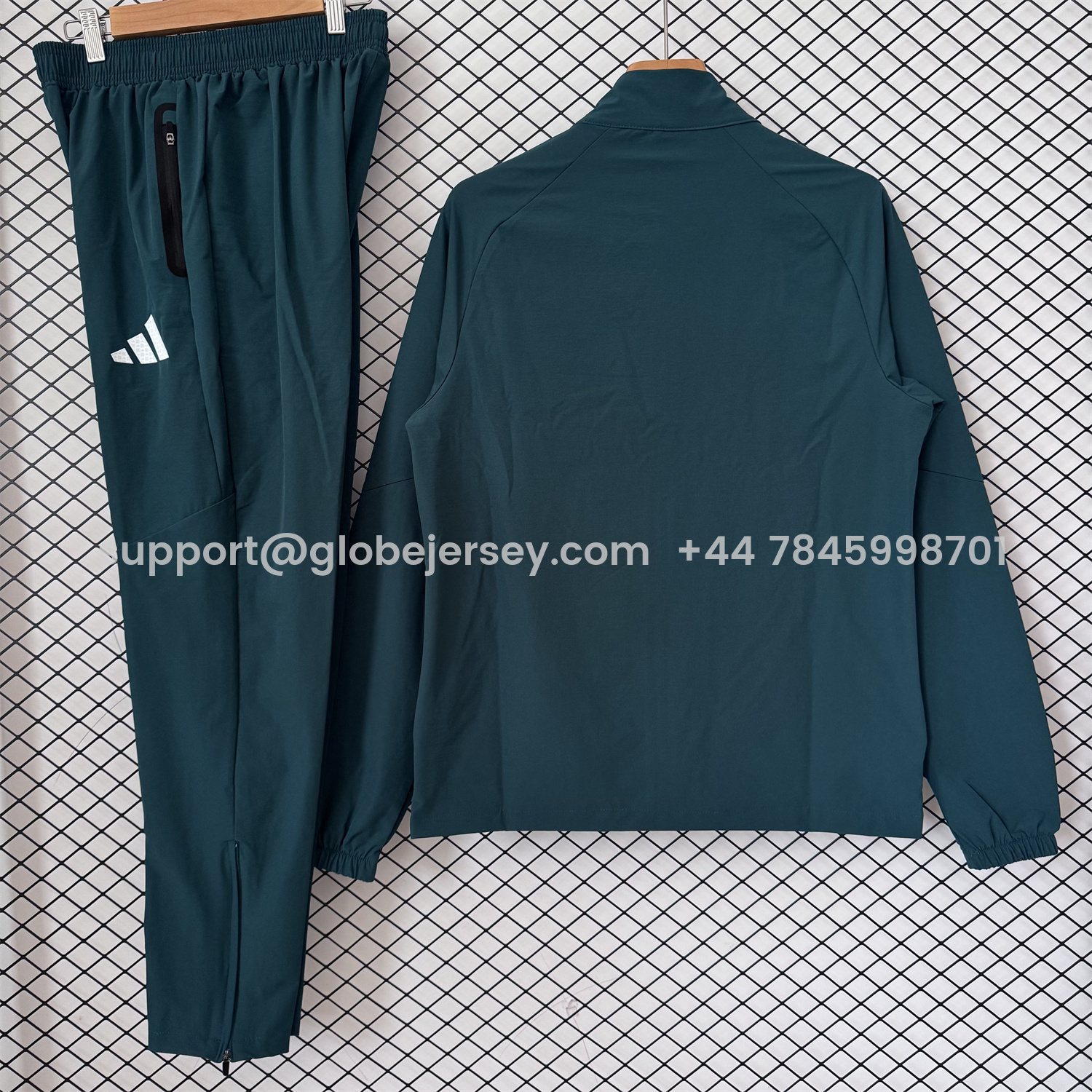 GlobeJersey-Mexico 2026 Windbreaker Training Set - Deep Green Top and Pants