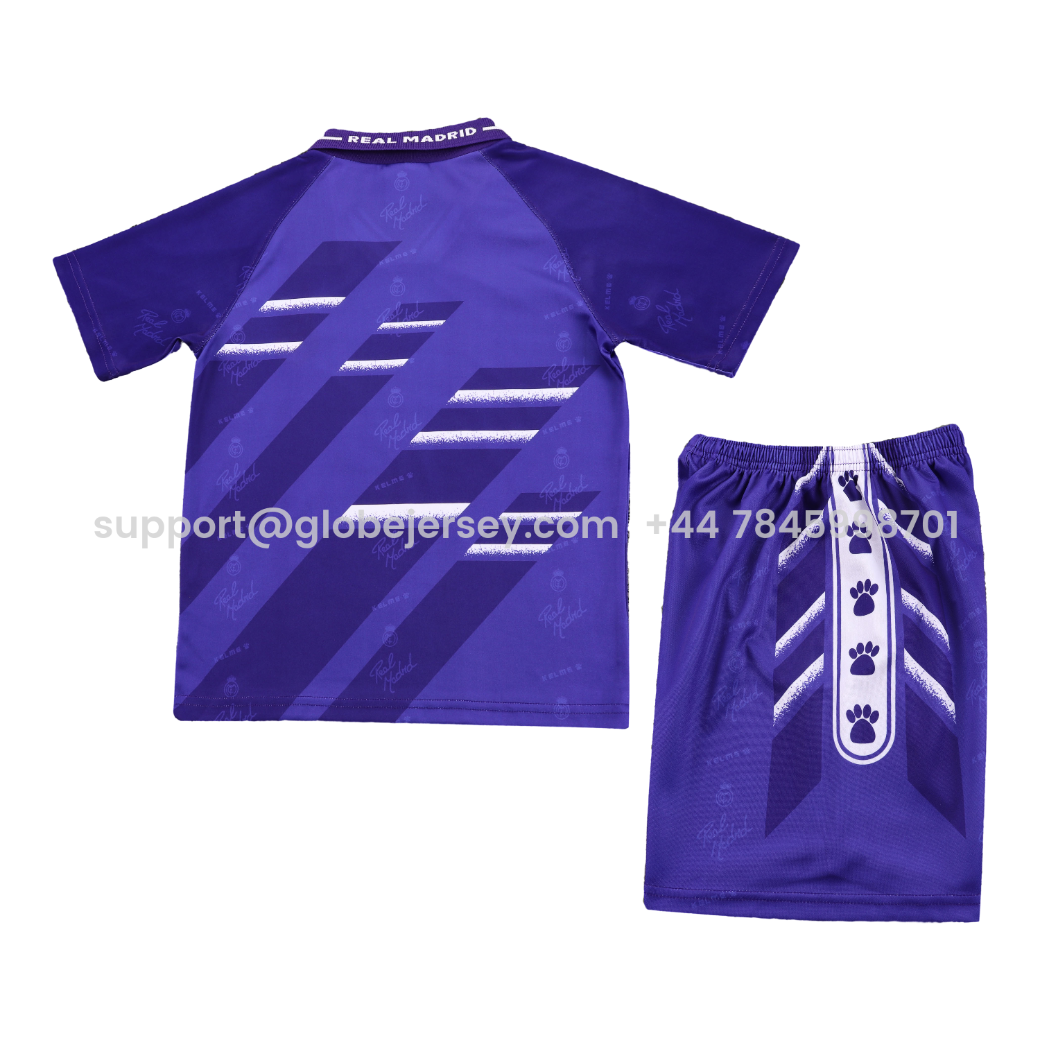 GlobeJersey-Retro Real Madrid 1994-96 Away Kids Kit