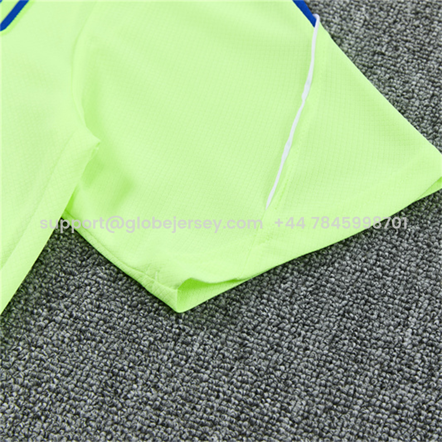 GlobeJersey-Atletico Madrid 26-27 Short-Sleeve Training Set - Green Top and Black Shorts