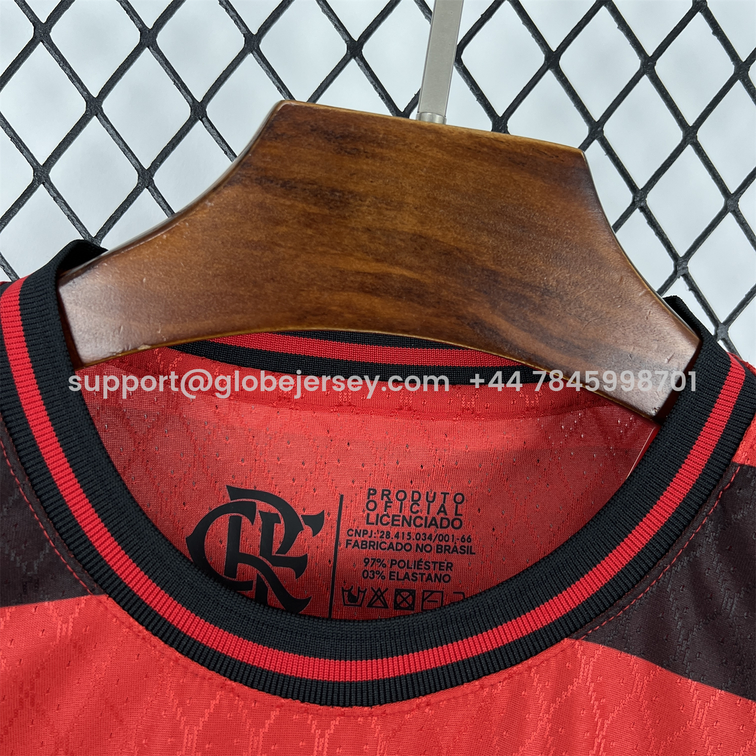 GlobeJersey-Flamengo 26-27 Red And Black Pre-Match Jersey - Fans Version