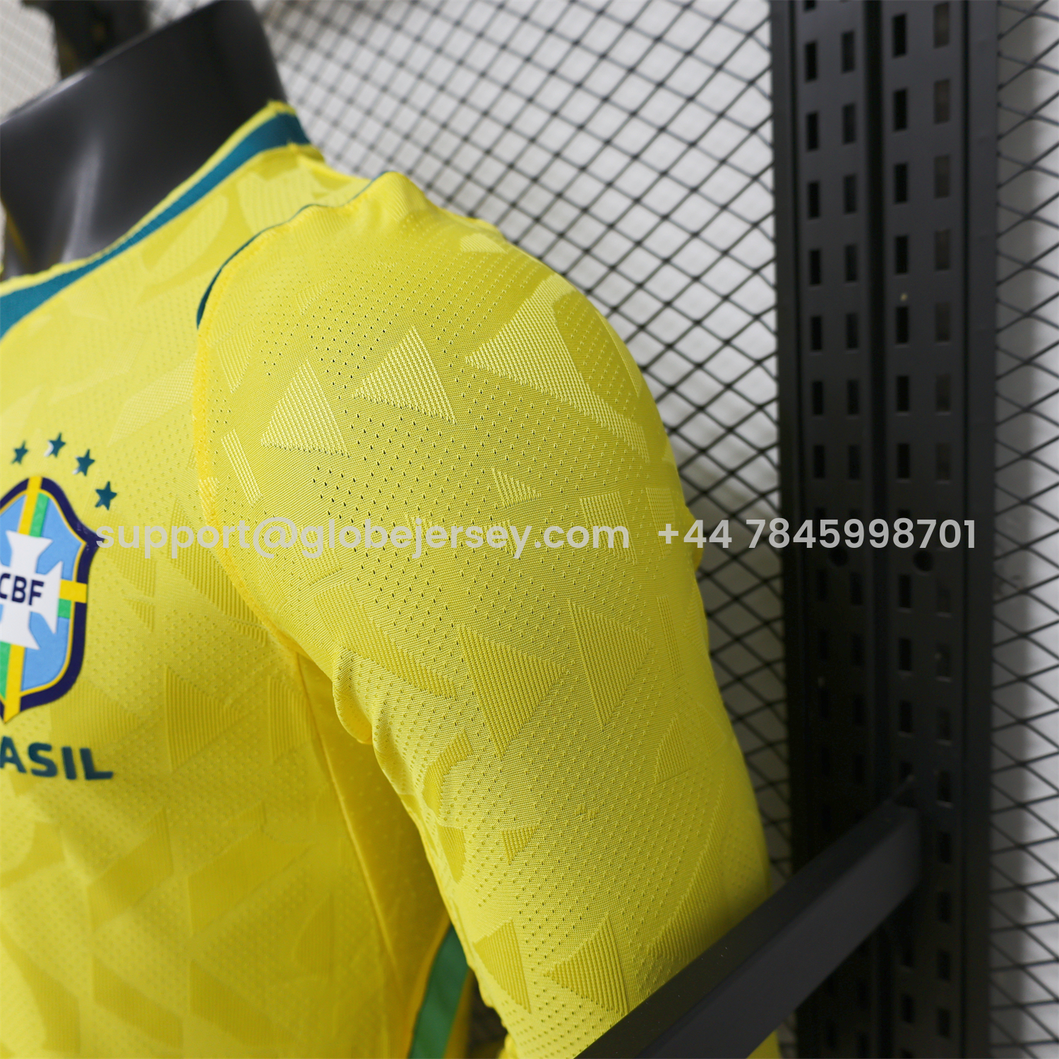 GlobeJersey-Brazil 2026 Home Long Sleeves Jersey - Player Version