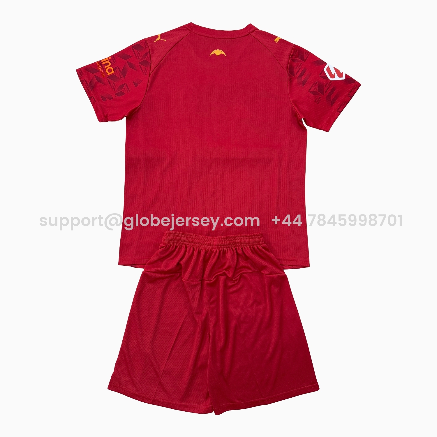 GlobeJersey-Valencia 25-26 Away Men's Adult Jersey Set - Fans Version