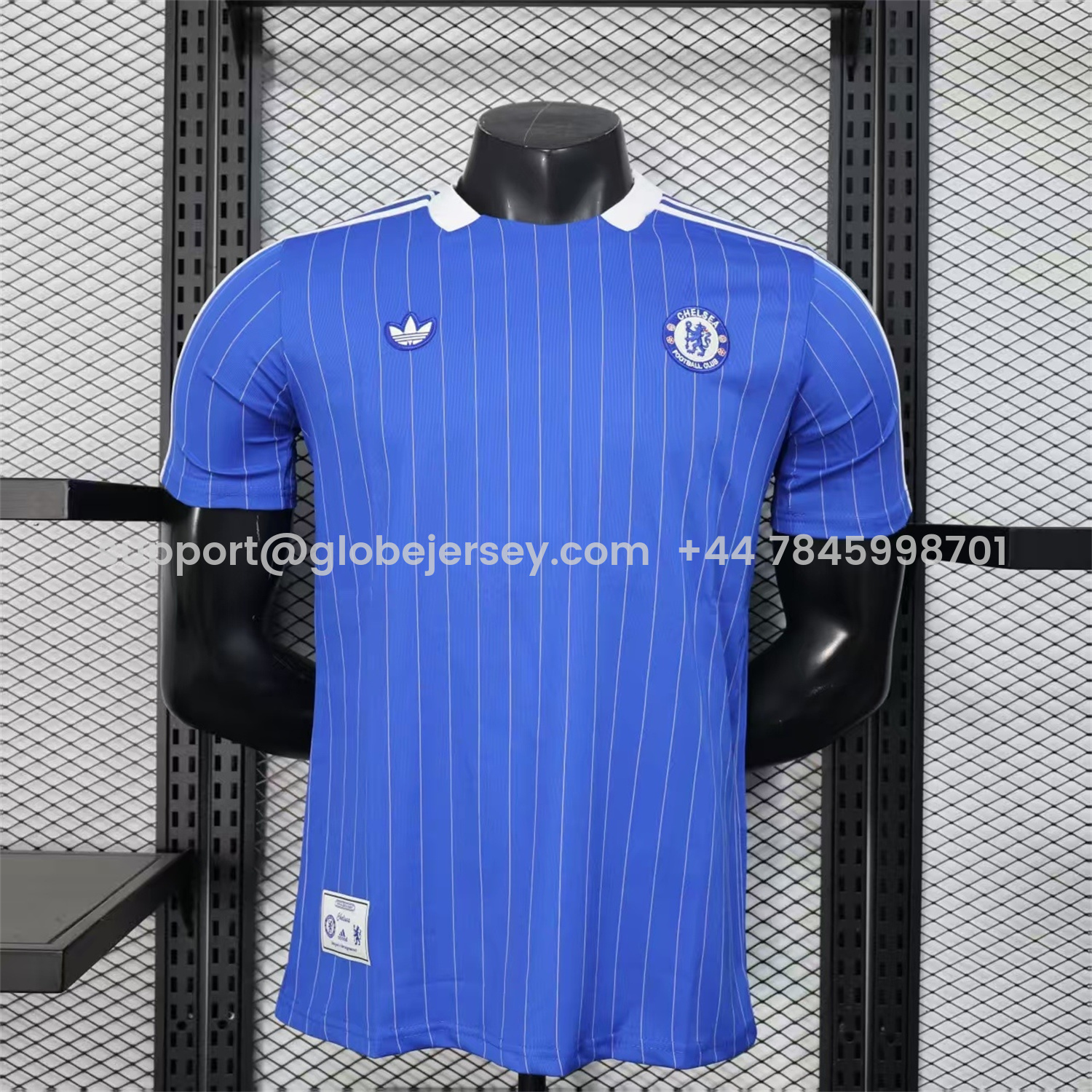 GlobeJersey-C.H.E.L.S.E.A 25-26 Icon Range Travel Special Edition Blue Jersey - Player Version