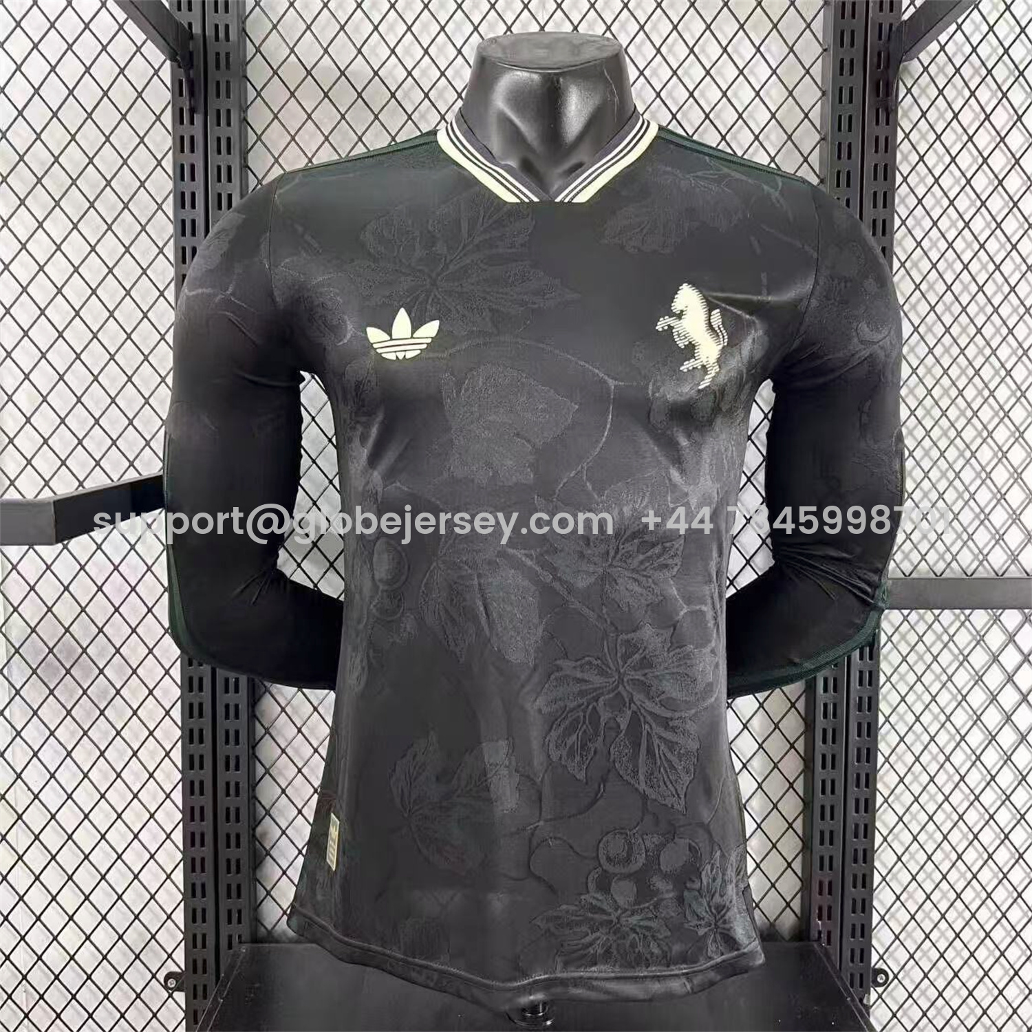 GlobeJersey-Juventus 25-26 Third Black Unsponsored Long Sleeves Jersey - Player Version