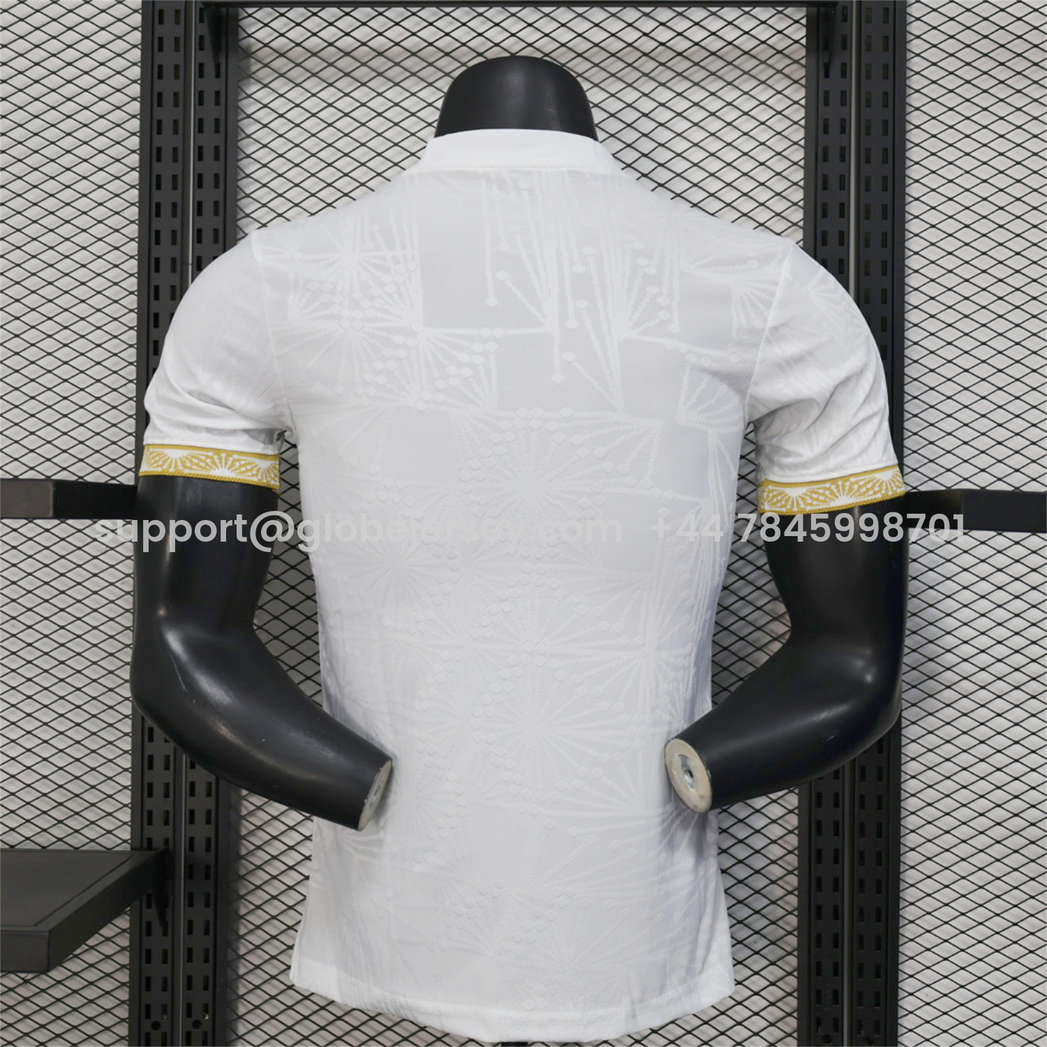 GlobeJersey-Mexico 2025 Gold Cup White Special Edition Jersey - Player Version