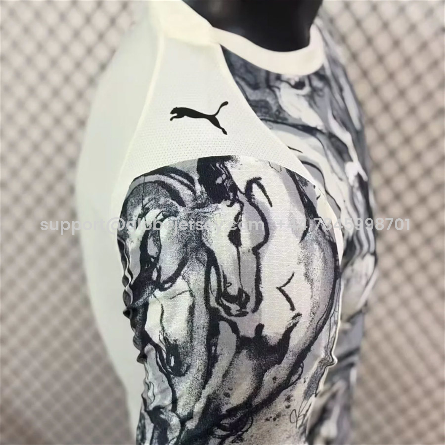 GlobeJersey-Manchester City 25-26 Year of the Horse Ink Painting Special Jersey - Player Version