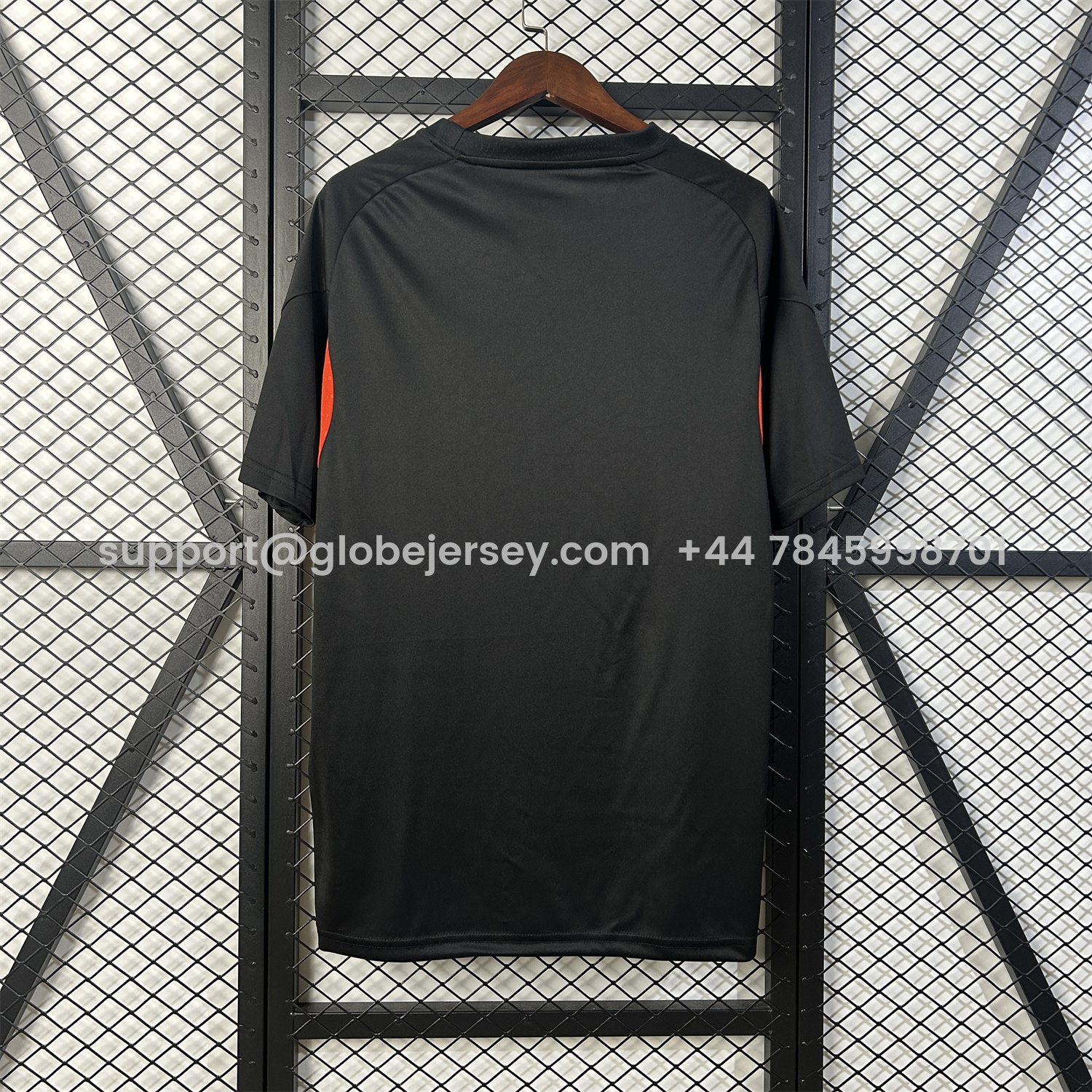 GlobeJersey-Benfica 25-26 Black Training Jersey - Fans Version