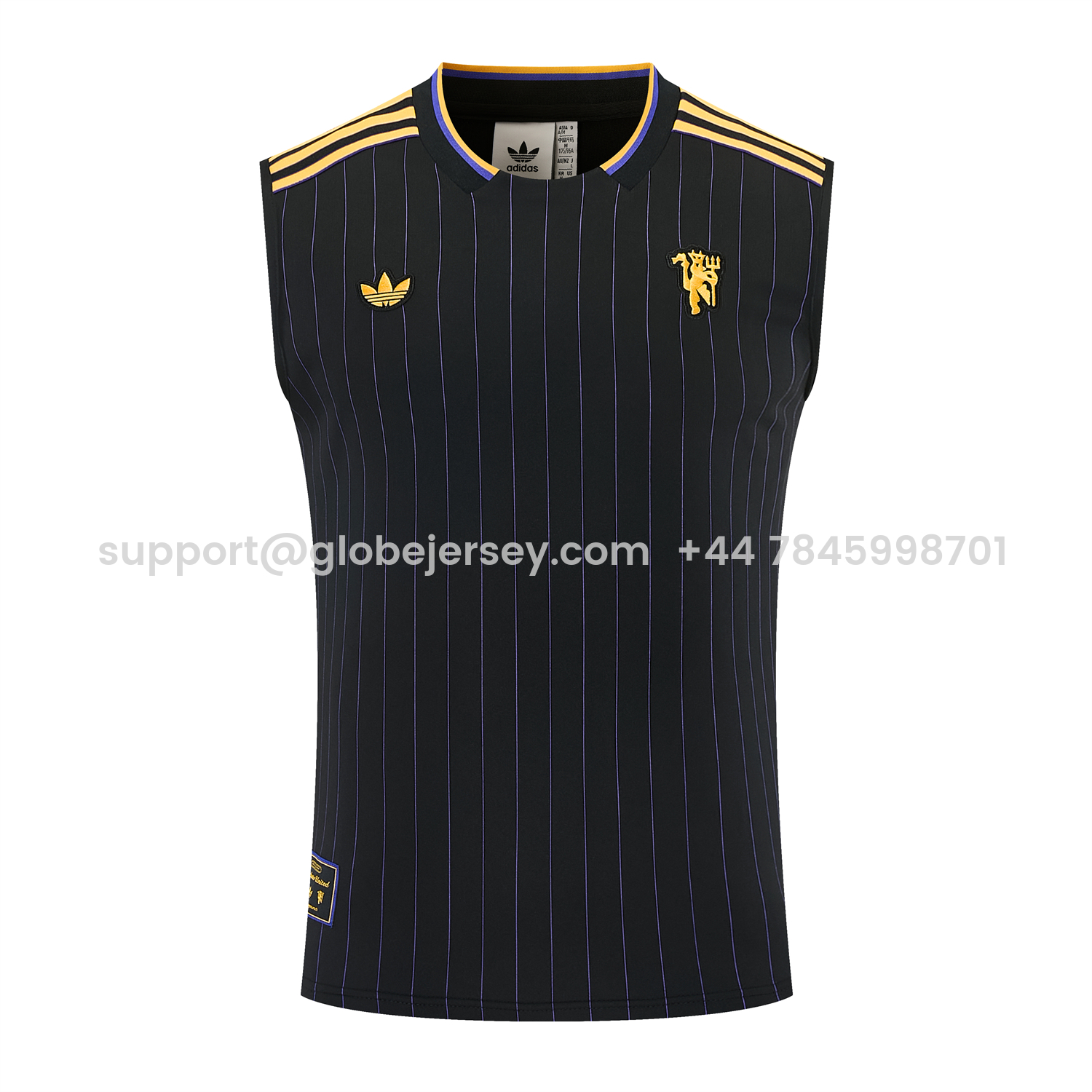 GlobeJersey-Manchester United 25-26 Retro Style Vest Training Set - Colors Top & Colors Pants
