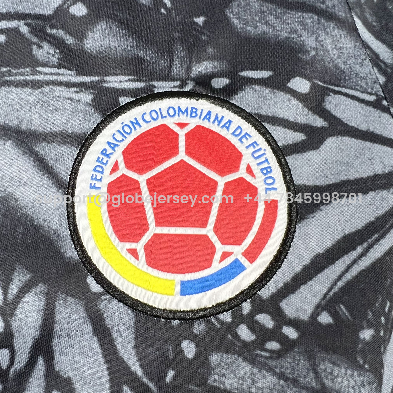 GlobeJersey-Colombia 2026 Grey And Black Special Jersey - Fans Version