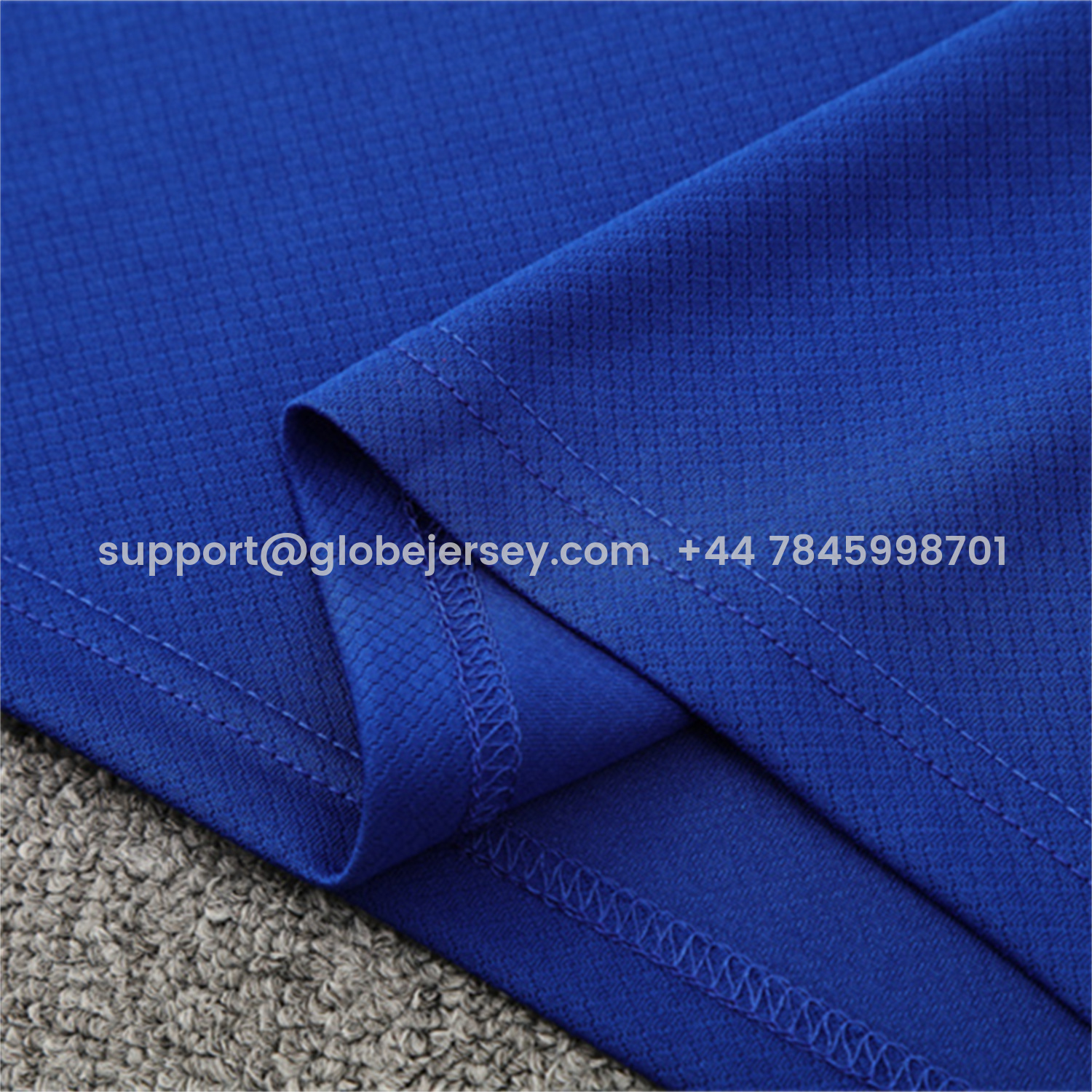 GlobeJersey-C.H.E.L.S.E.A 25-26 Kids Short-Sleeve Training Set - Blue Top & Black Shorts