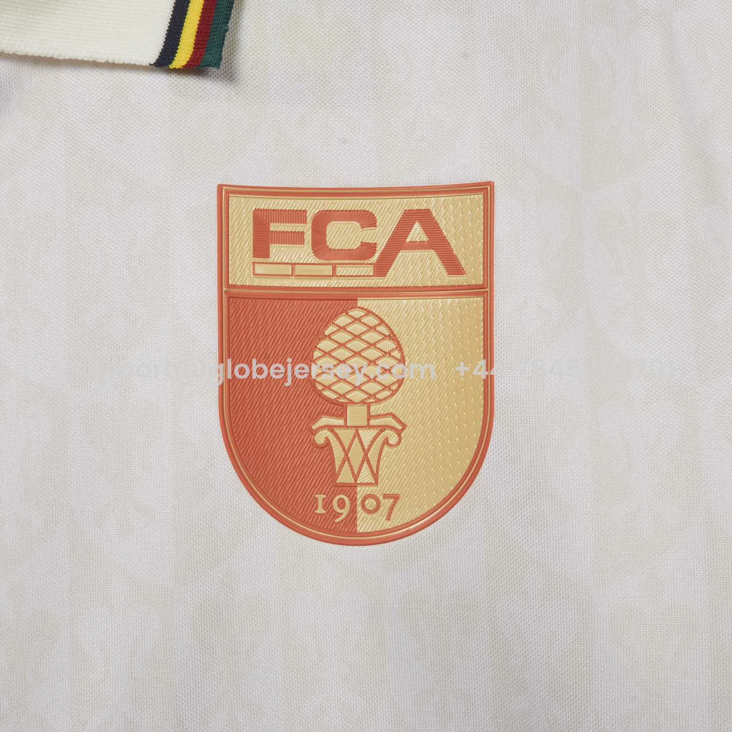 GlobeJersey-Augsburg 25-26 Pale Yellow Special Jersey - Fans Version