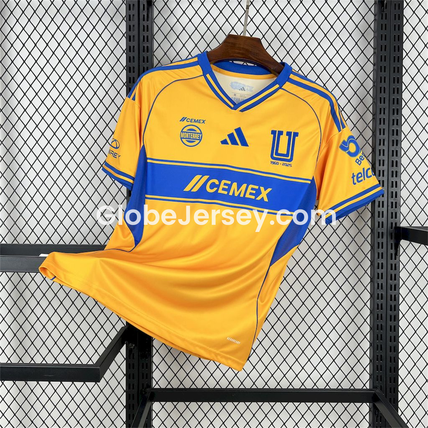 GlobeJersey-Tigres UANL 25-26 Home Jersey - Fans Version
