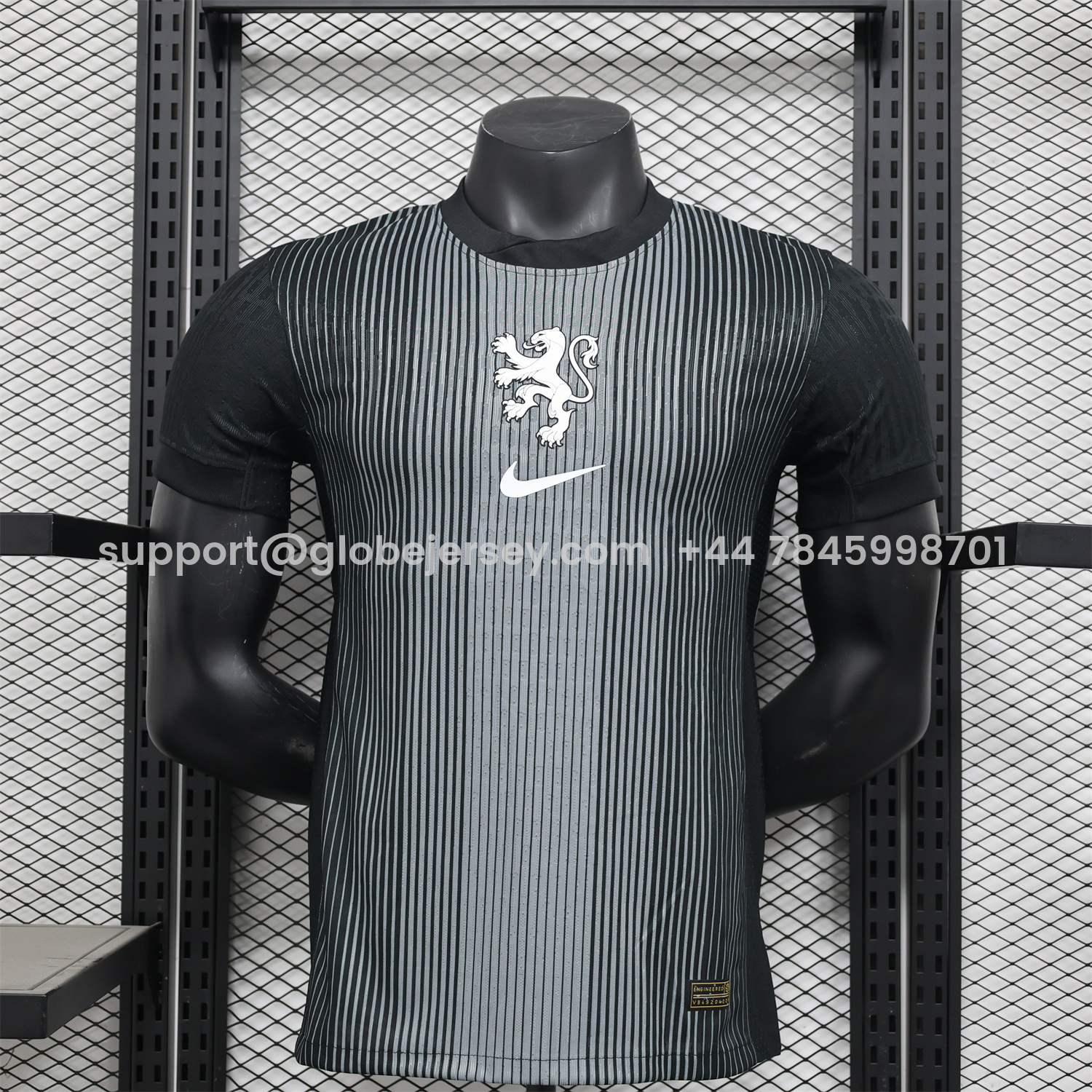 GlobeJersey-Netherlands 2025-26 Black Goalkeeper Jersey - Player Version