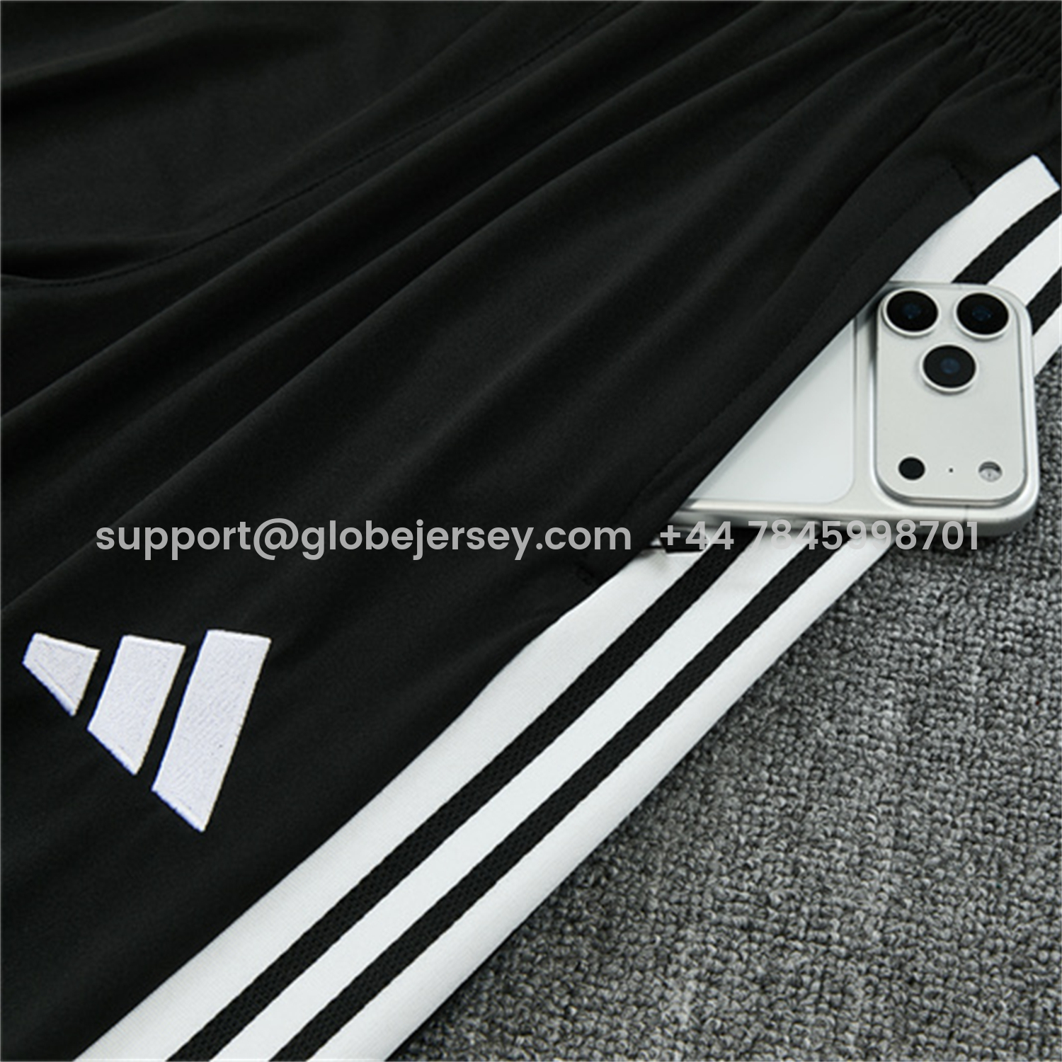 GlobeJersey-Spain 2026 Long Sleeve Training Set - Black Top & Black Pants