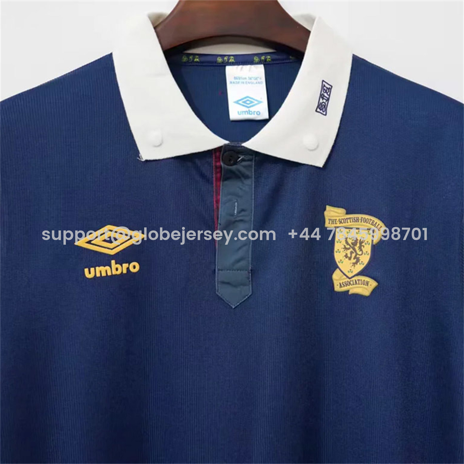 GlobeJersey-Retro S-c-o.t l.a-n.d 1988-89 Home Jersey - Fans Version