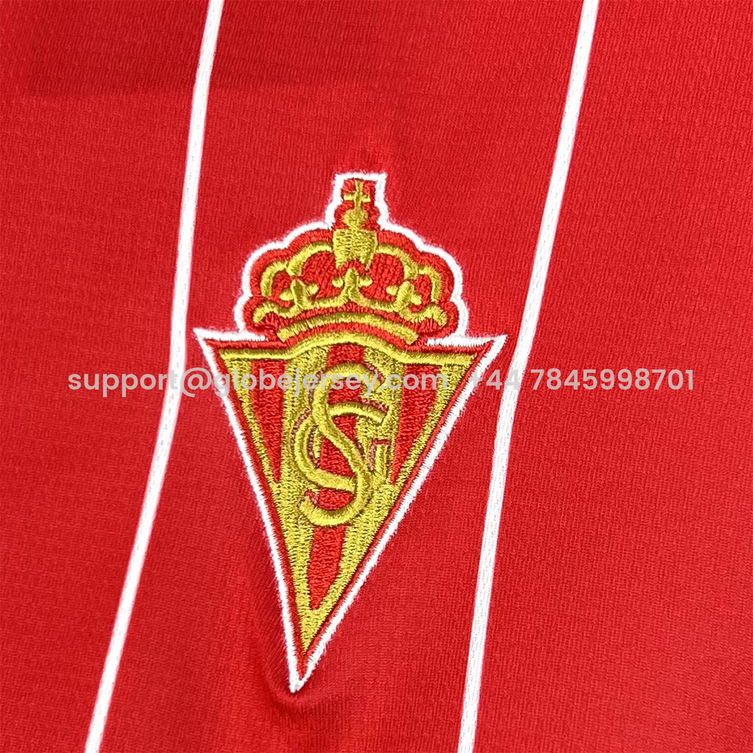 GlobeJersey-Sporting de Gijón 25-26 Retro Style Jersey - Fans Version
