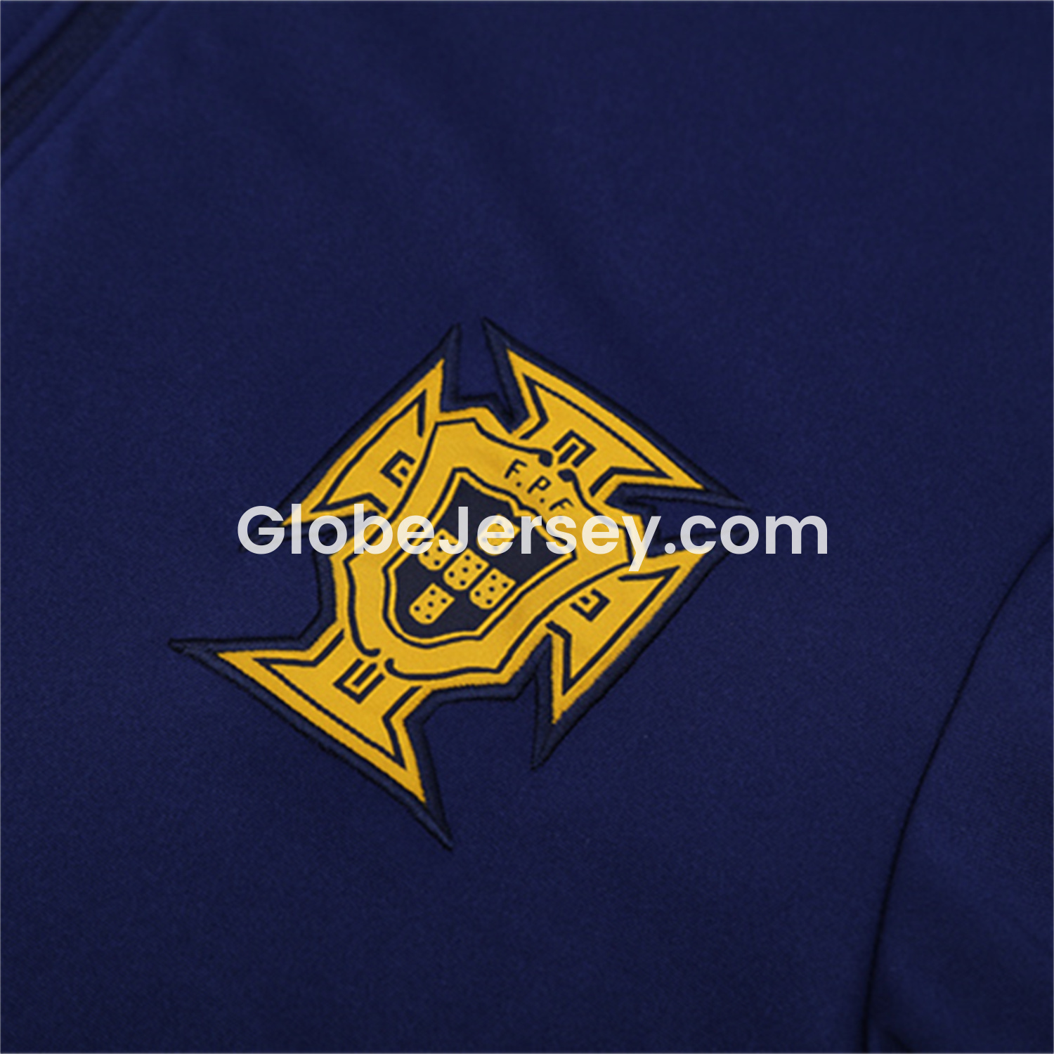 GlobeJersey-Portugal 25-26 Kids Long Sleeve Training Set - Royal Blue