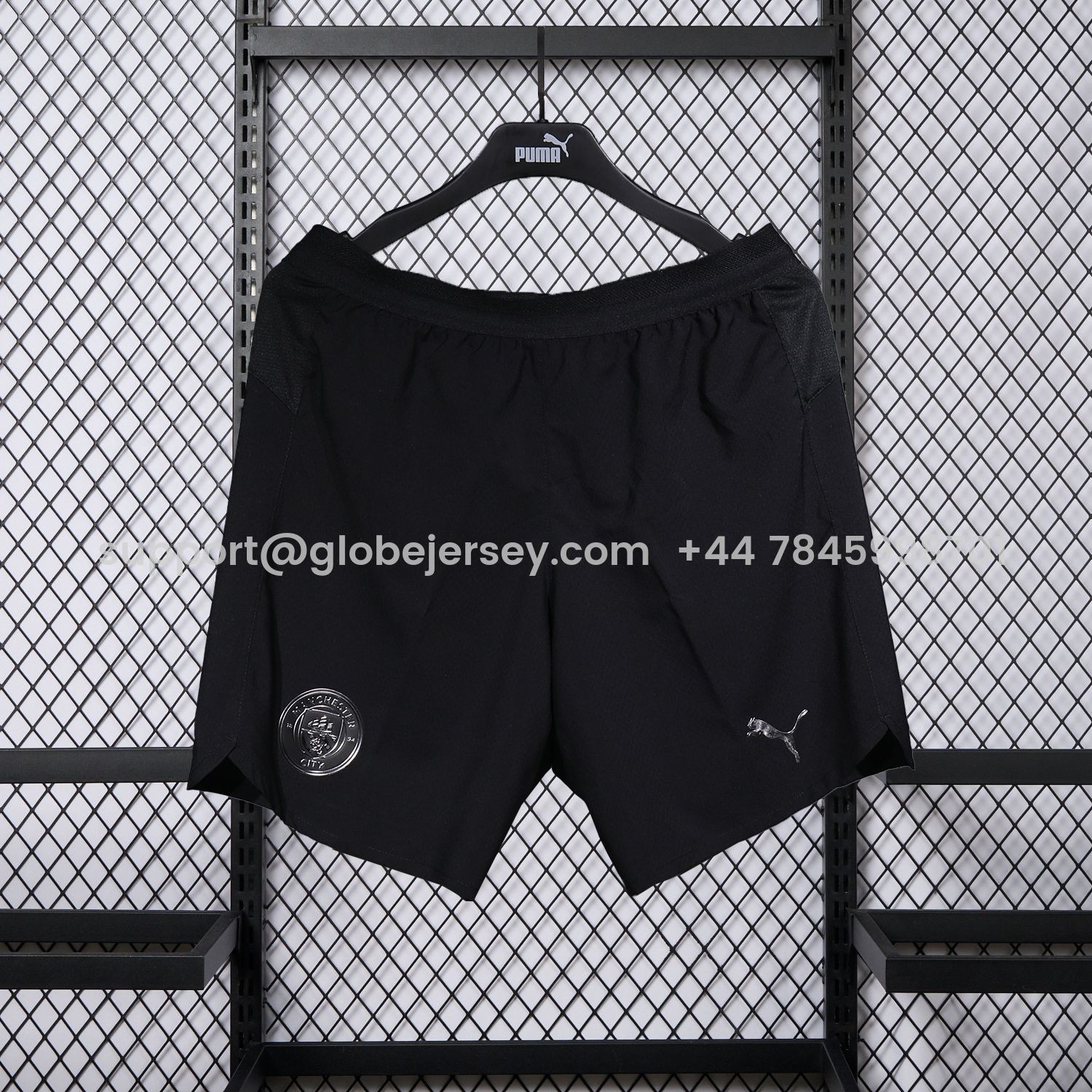 GlobeJersey-Manchester City 25-26 Away Black Shorts - Player Version