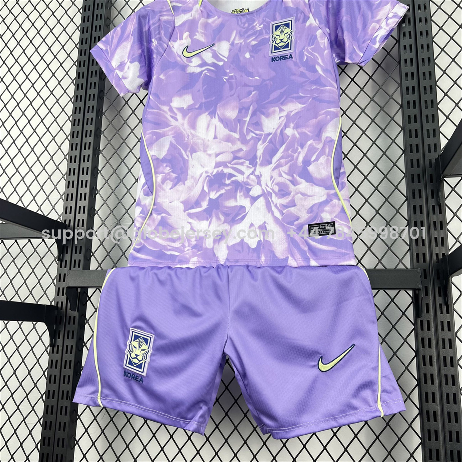 GlobeJersey-South Korea 2026 Away Kids Kit
