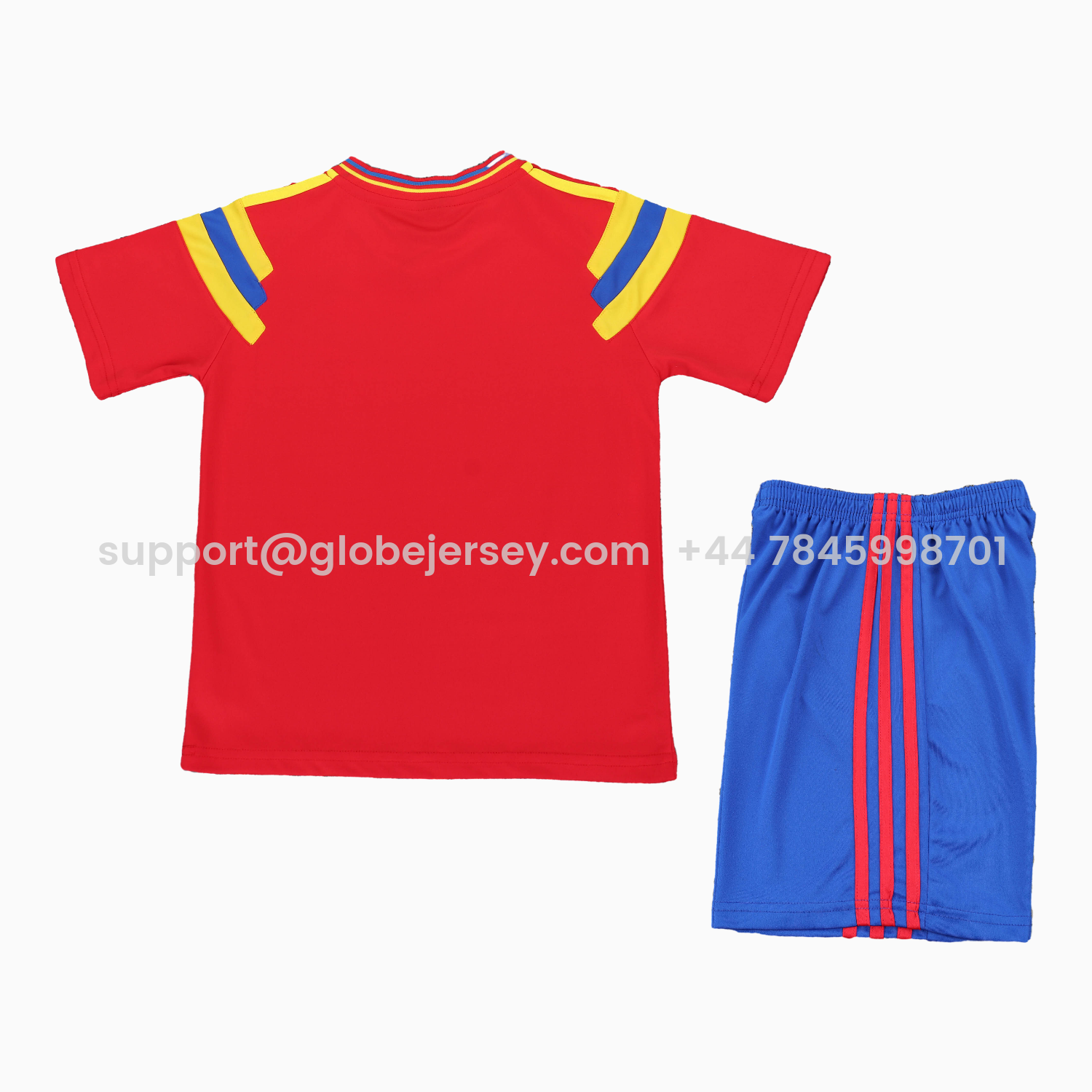 GlobeJersey-Retro Colombia 1990 Away Kids Kit