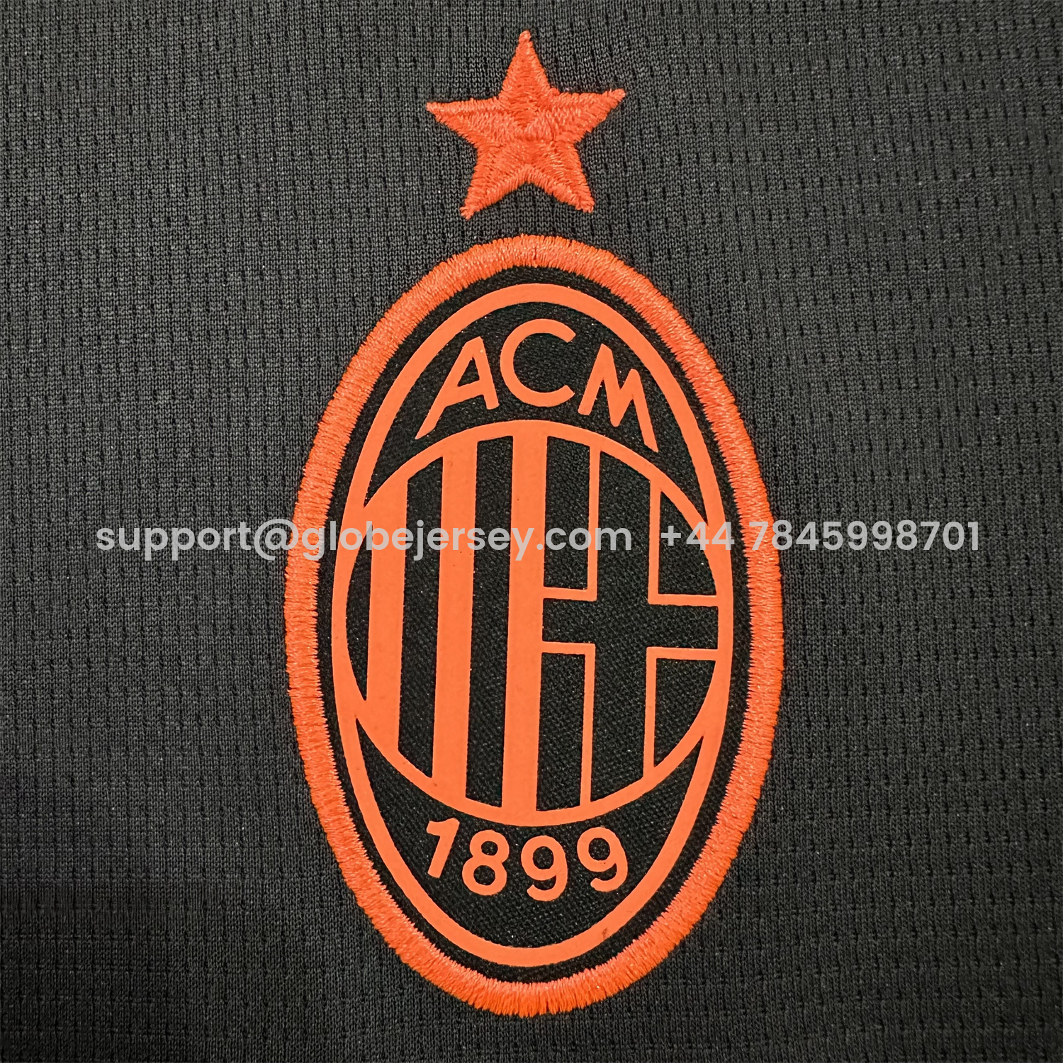 GlobeJersey-AC Milan 26-27 Third Black Jersey - Fans Version