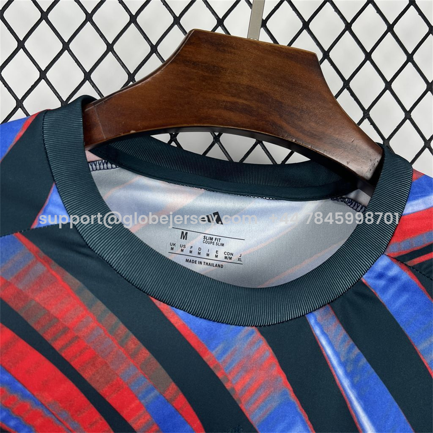 GlobeJersey-Arsenal 26-27 Red And Blue Twill Pre-Match Training Jersey - Fans Version