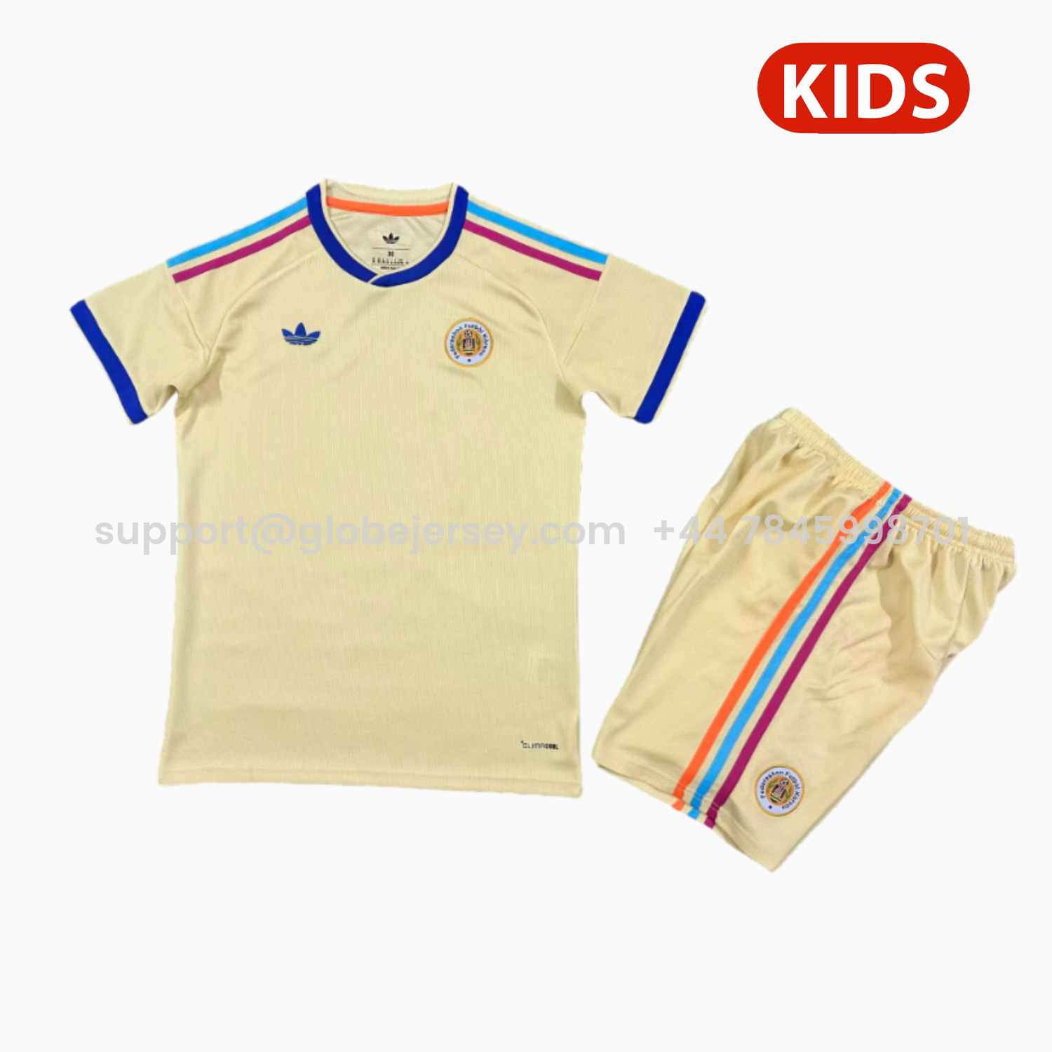 GlobeJersey-Curaçao 25-26 Away Yellow Kids Kit