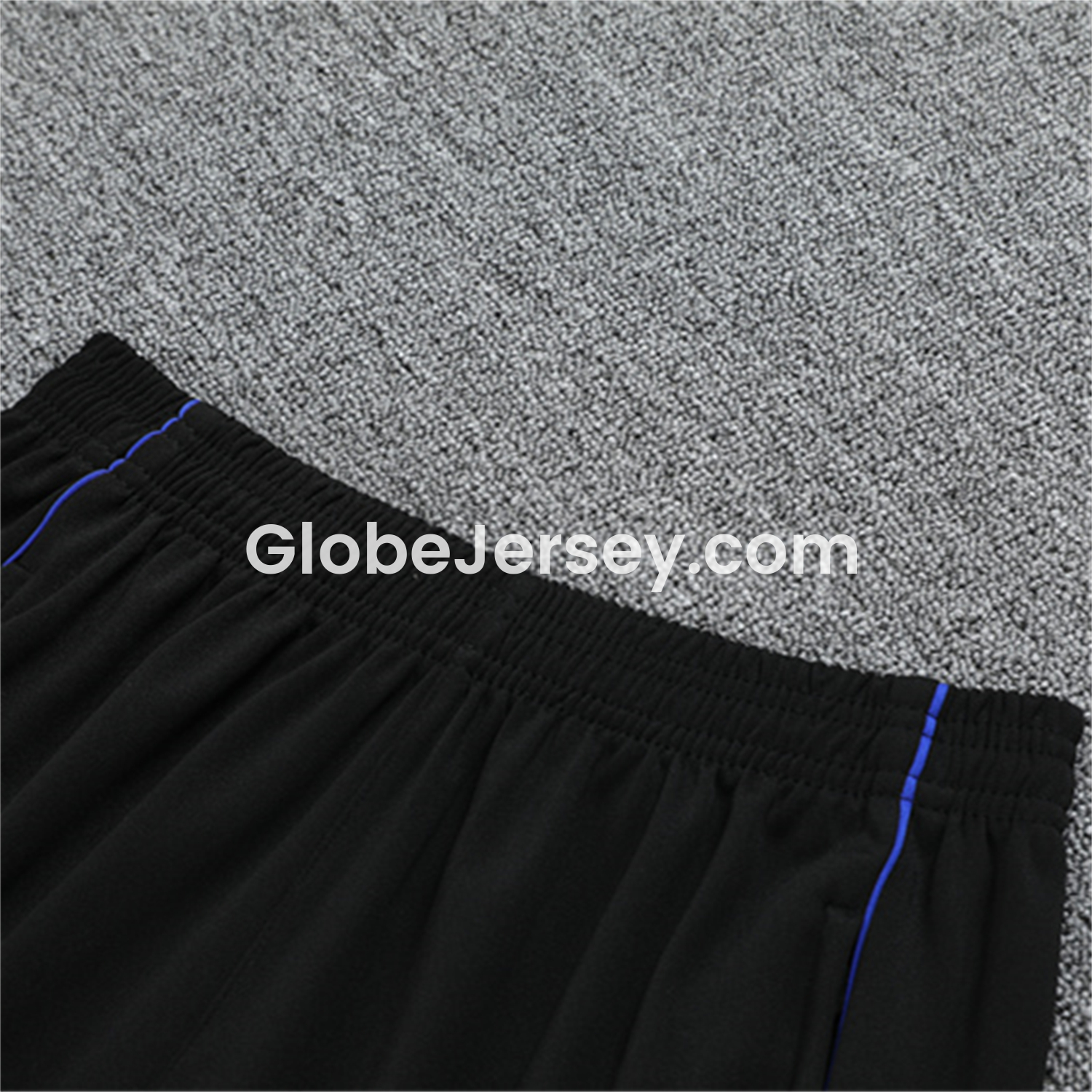 GlobeJersey-Real Madrid 25-26 Kids Long Sleeve Training Set - Yellow, White and Blue Camouflage Top and Black Pants