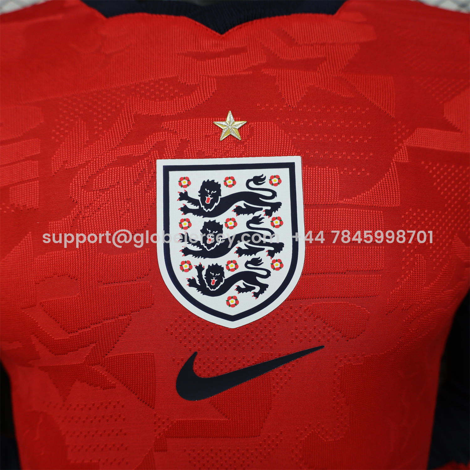 GlobeJersey-England 2026 Away Long Sleeves Jersey - Player Version