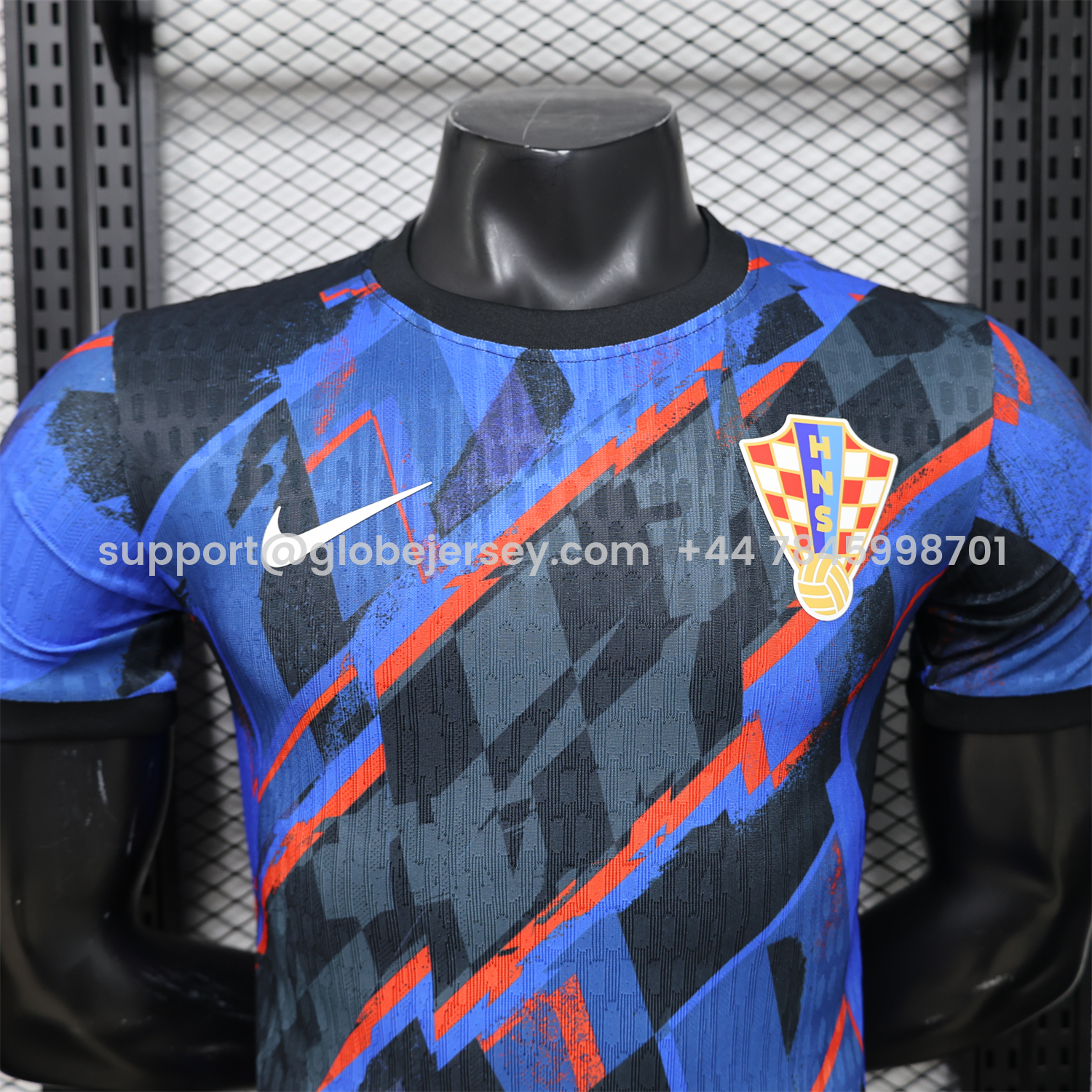 GlobeJersey-Croatia 2026 Blue And Black Special Jersey - Player Version