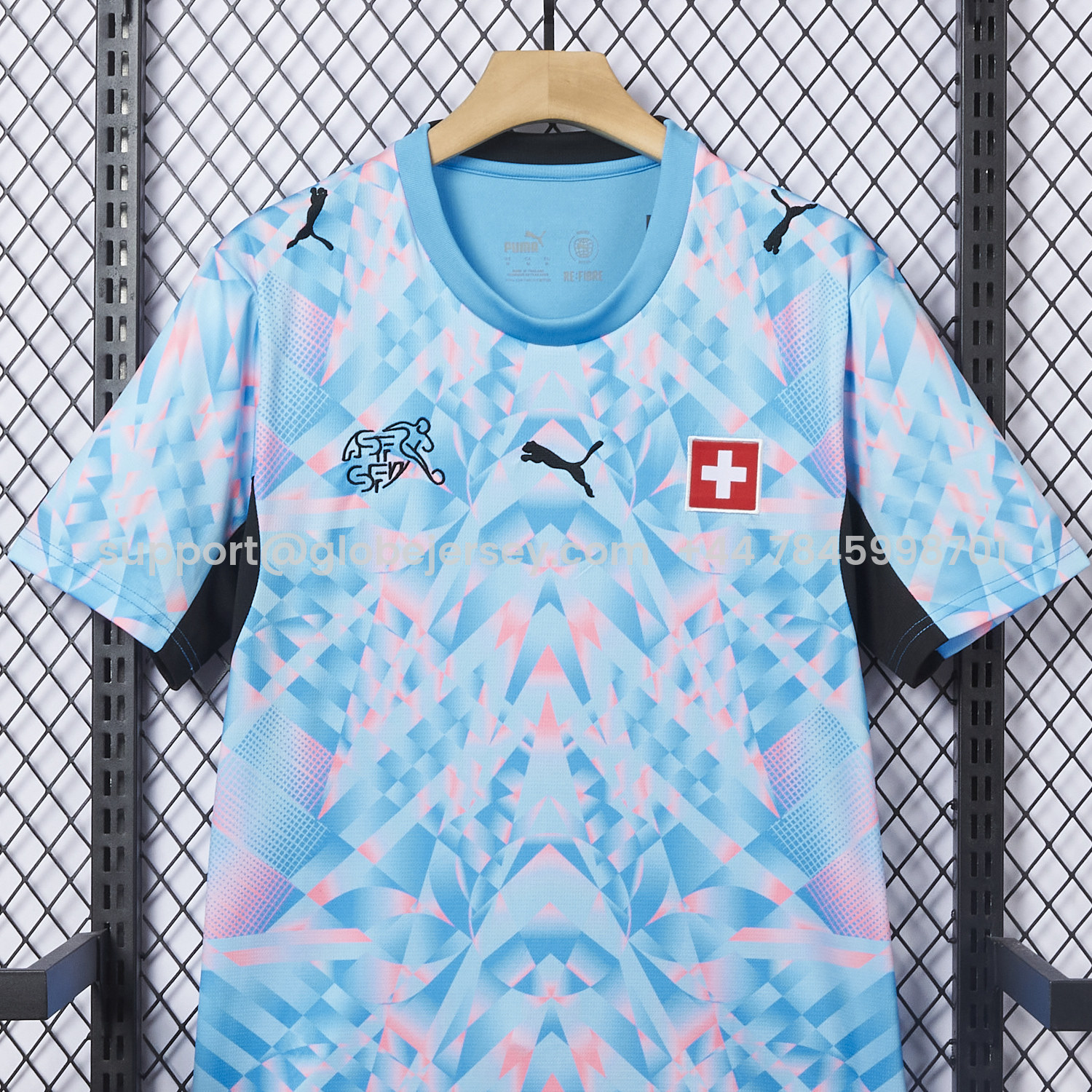 GlobeJersey-Switzerland 2026 Away Jersey - Fans Version