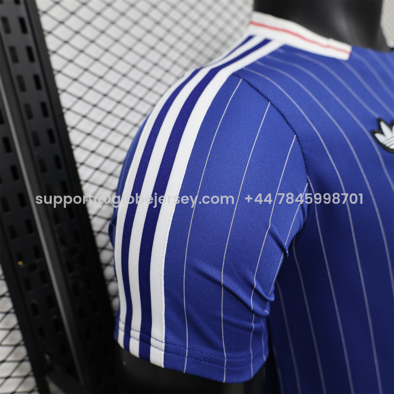 GlobeJersey-Japan 2026 Terrace Icon Retro Casual Style Blue Jersey - Player Version