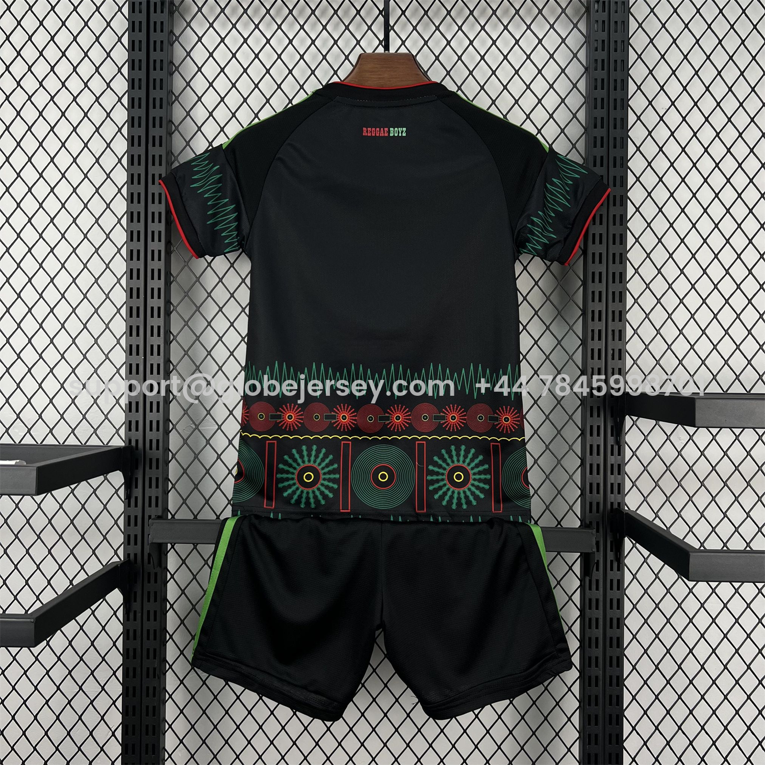 GlobeJersey-Jamaica 2026 Away Kids Kit