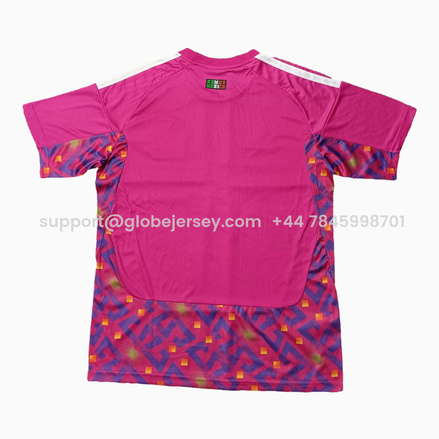 GlobeJersey-Mexico 2026 Goalkeeper Pink Jersey - Fans Version