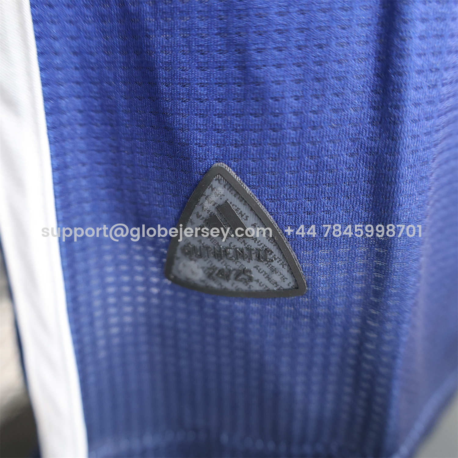 GlobeJersey-Algeria 25-26 Blue and Black Gradient with White Text Jersey - Player Version