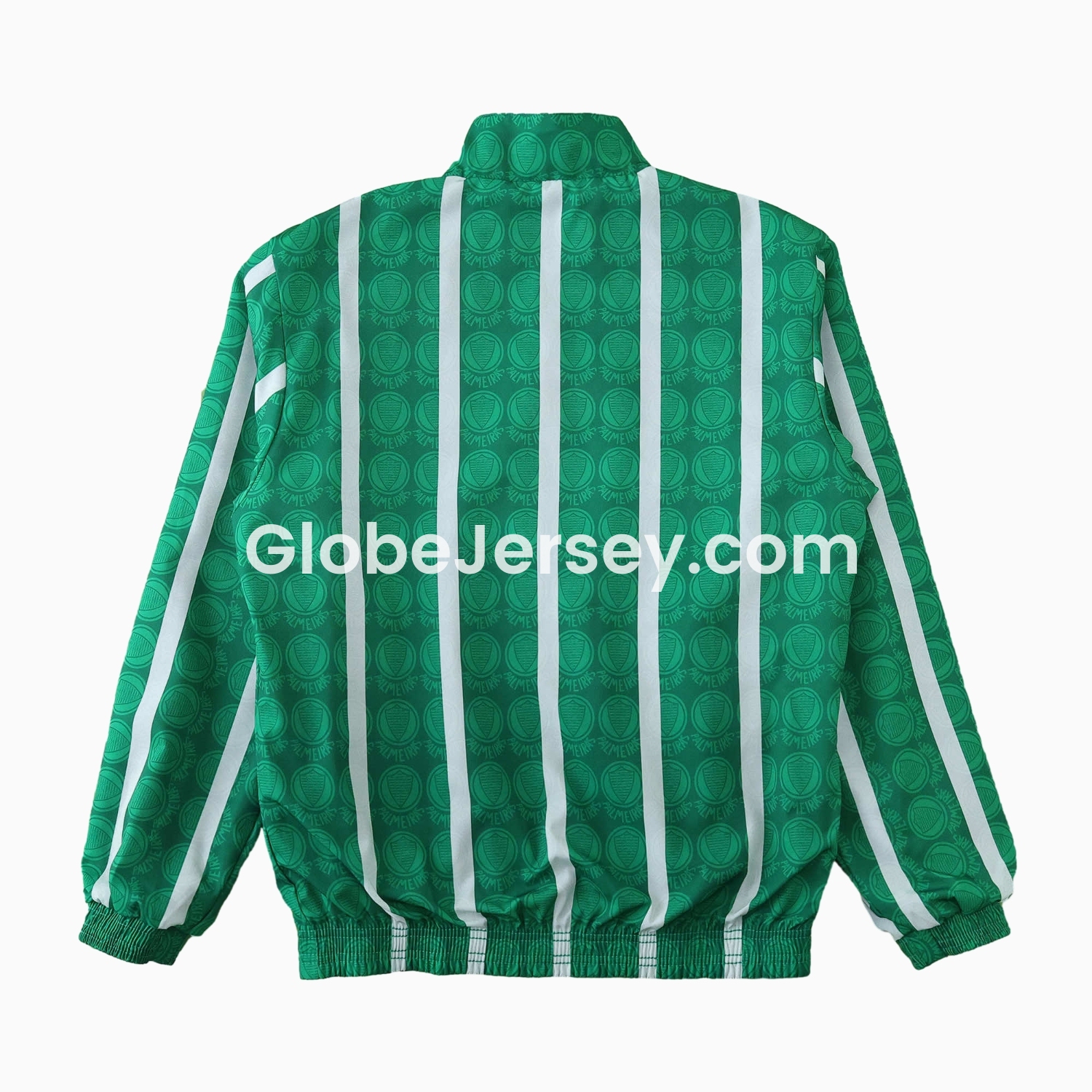 GlobeJersey-Palmeiras 25-26 Double Sided Reversible Windbreaker - Black & Green