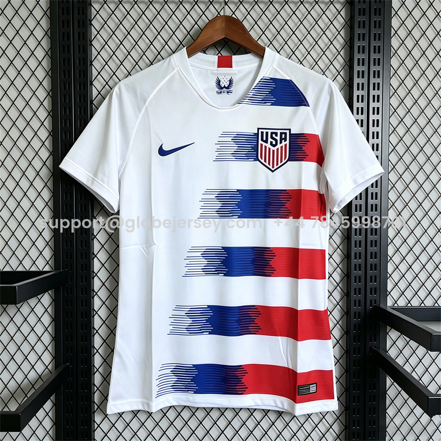 GlobeJersey-Retro United States USA 2018 Home Jersey