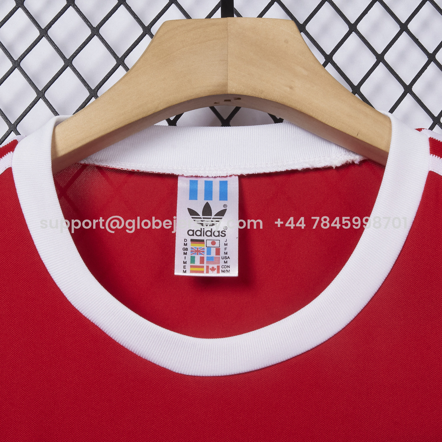 GlobeJersey-Retro 1. FC Köln 1977-78 Home Red Jersey