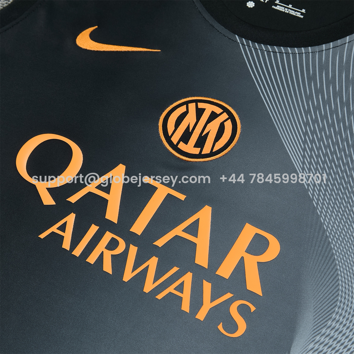 GlobeJersey-Inter Milan 25-26 Vest Training Set - Black And Grey Top & Pants