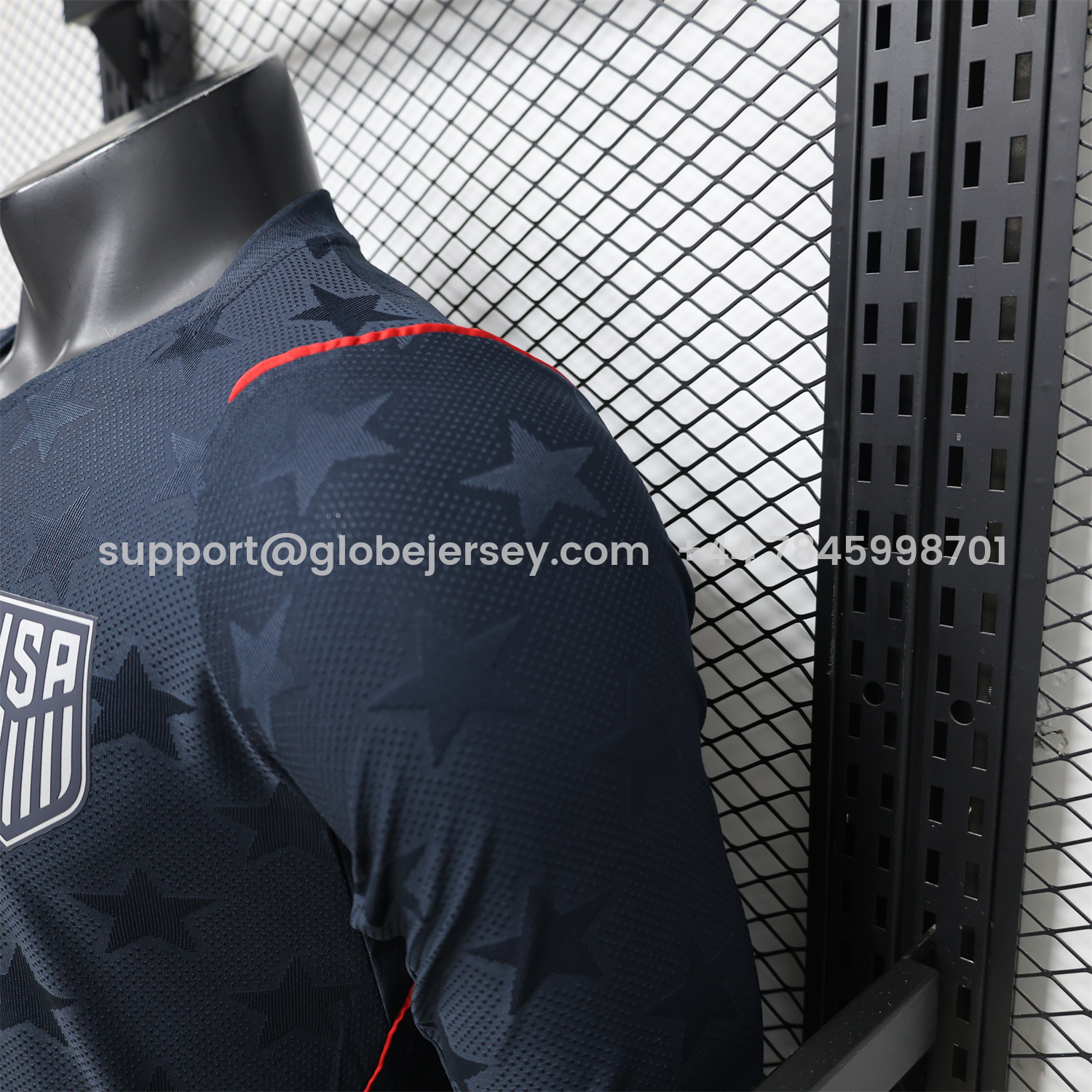 GlobeJersey-United States USA 2026 Away Long Sleeves Jersey - Player Version
